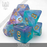 Stardust Dice Set by DNDDICE.COM