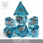Steering Sails Dice Set by DNDDICE.COM