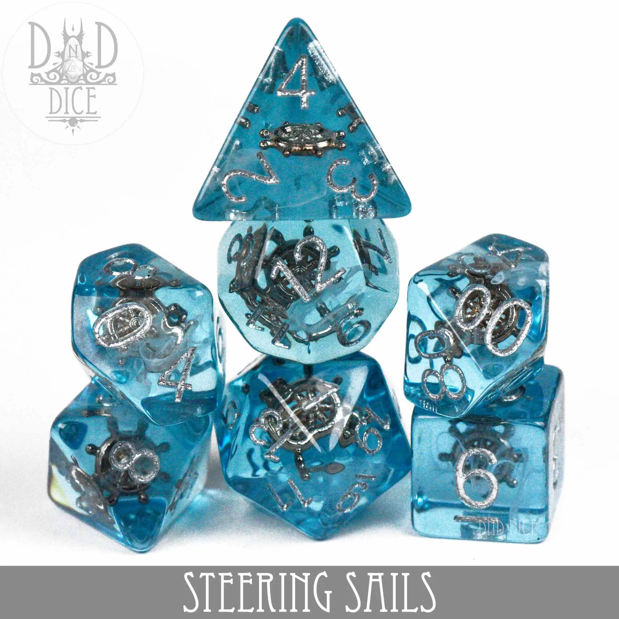 Steering Sails Dice Set by DNDDICE.COM