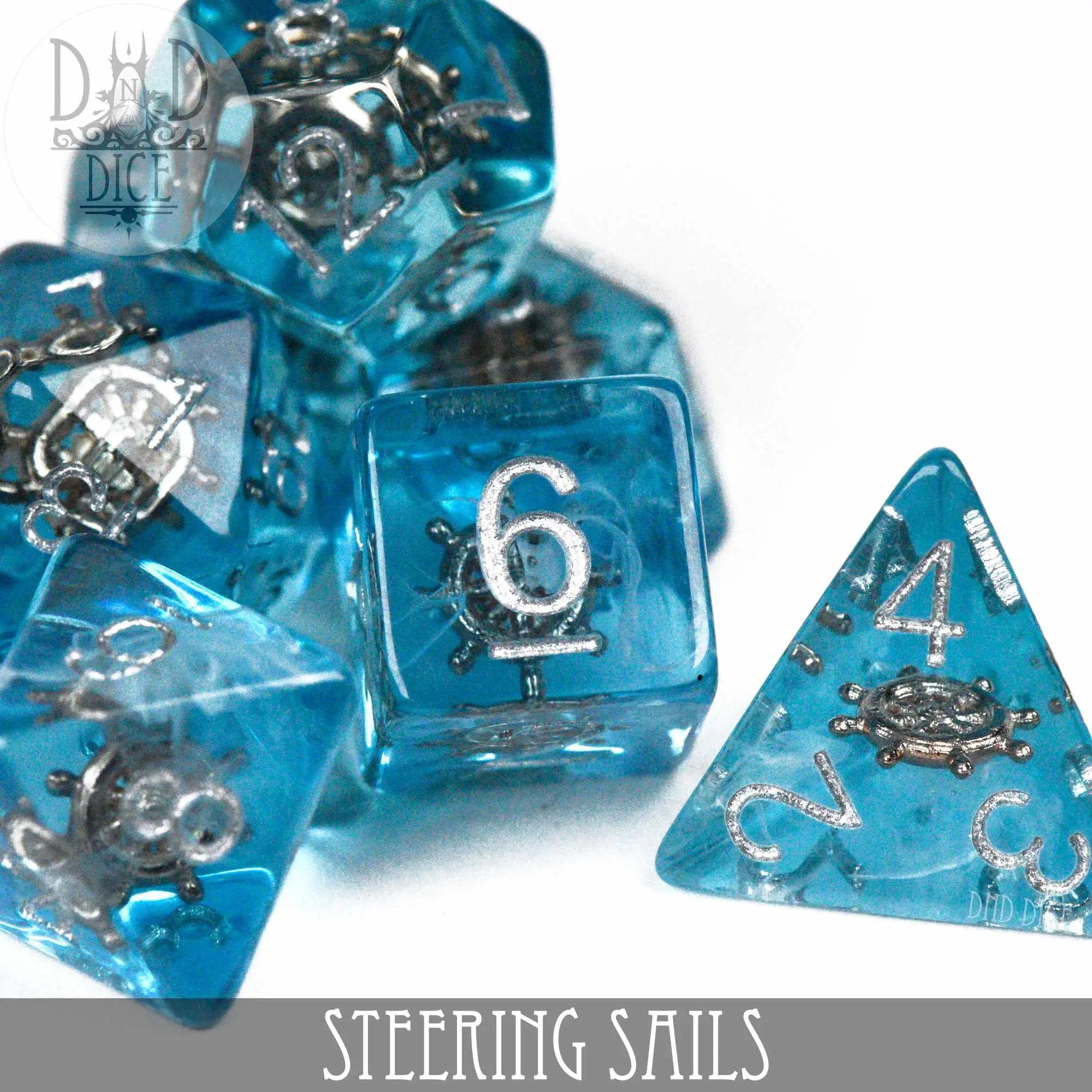 Steering Sails Dice Set by DNDDICE.COM
