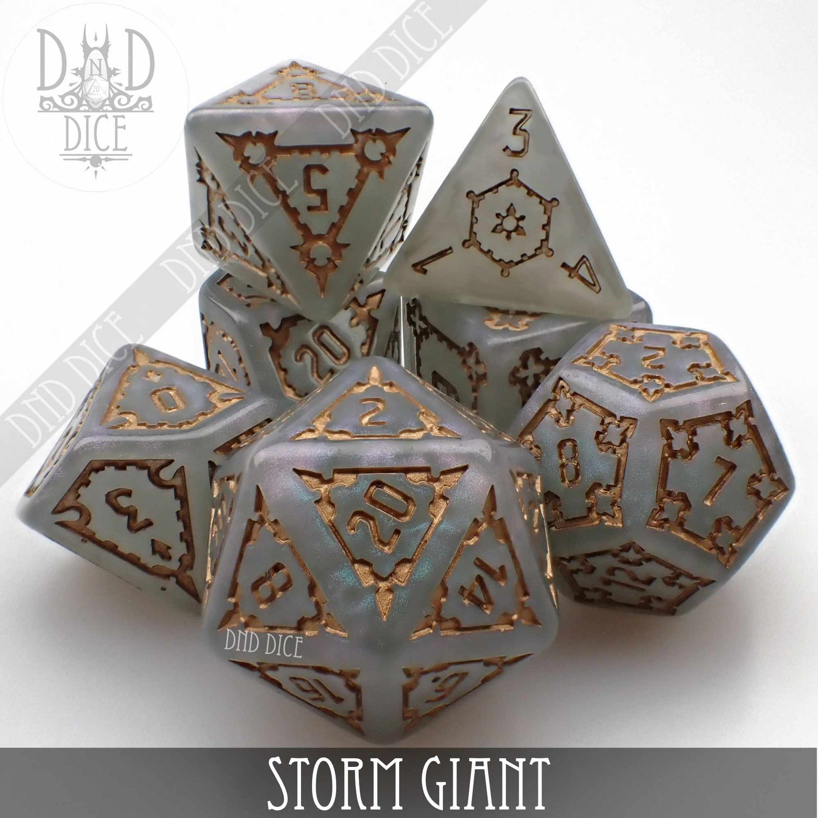 Storm Giant Dice Set (Oversize) by DNDDICE.COM