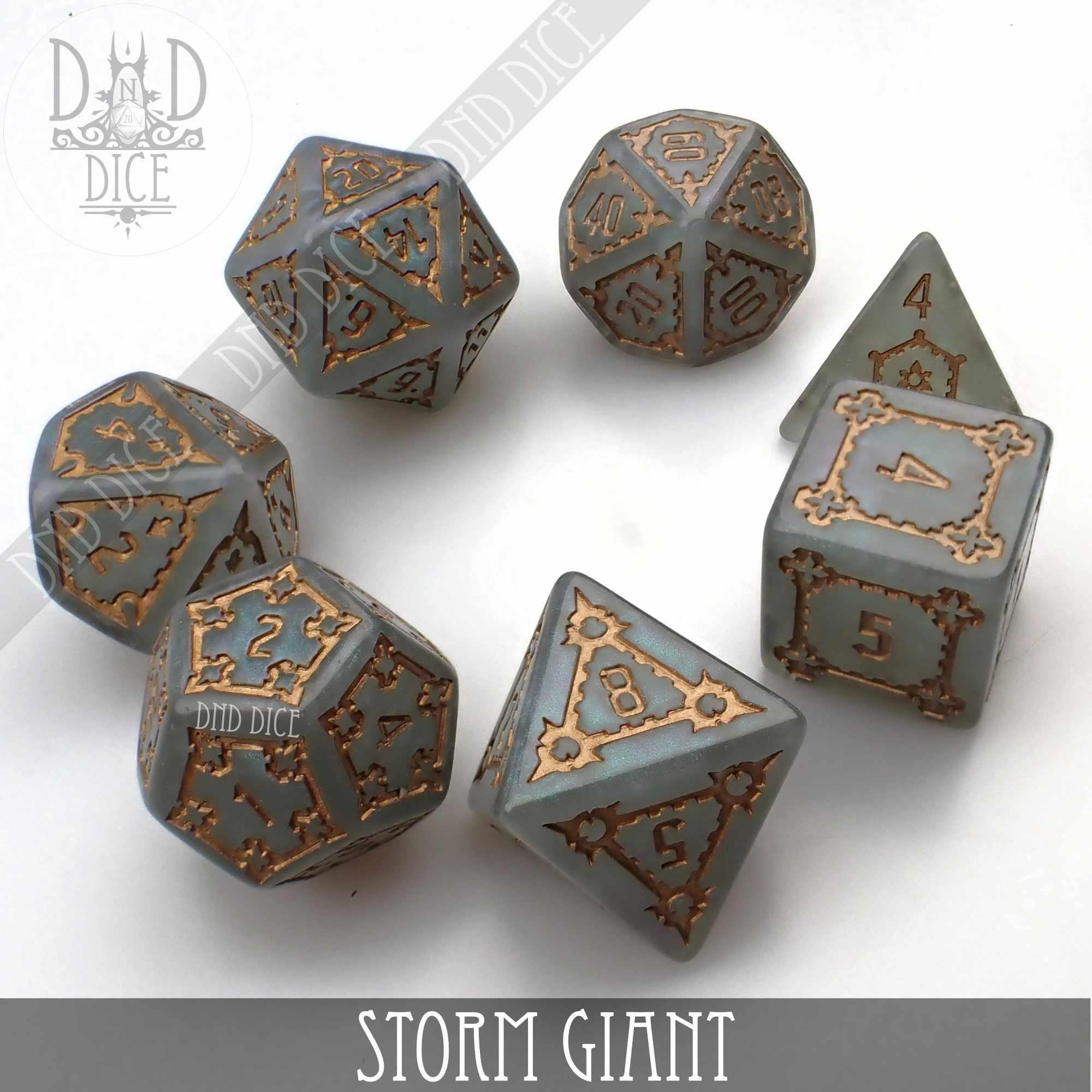 Storm Giant Dice Set (Oversize) by DNDDICE.COM