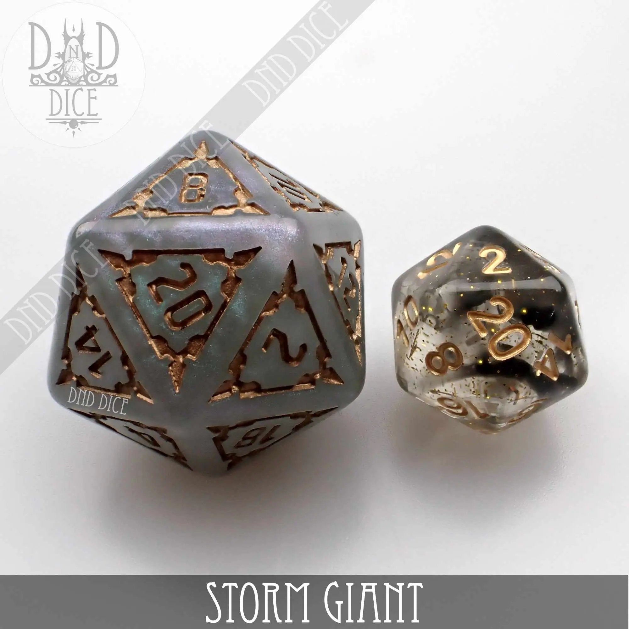 Storm Giant Dice Set (Oversize) by DNDDICE.COM