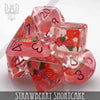 Strawberry Shortcake Dice Set by DNDDICE.COM