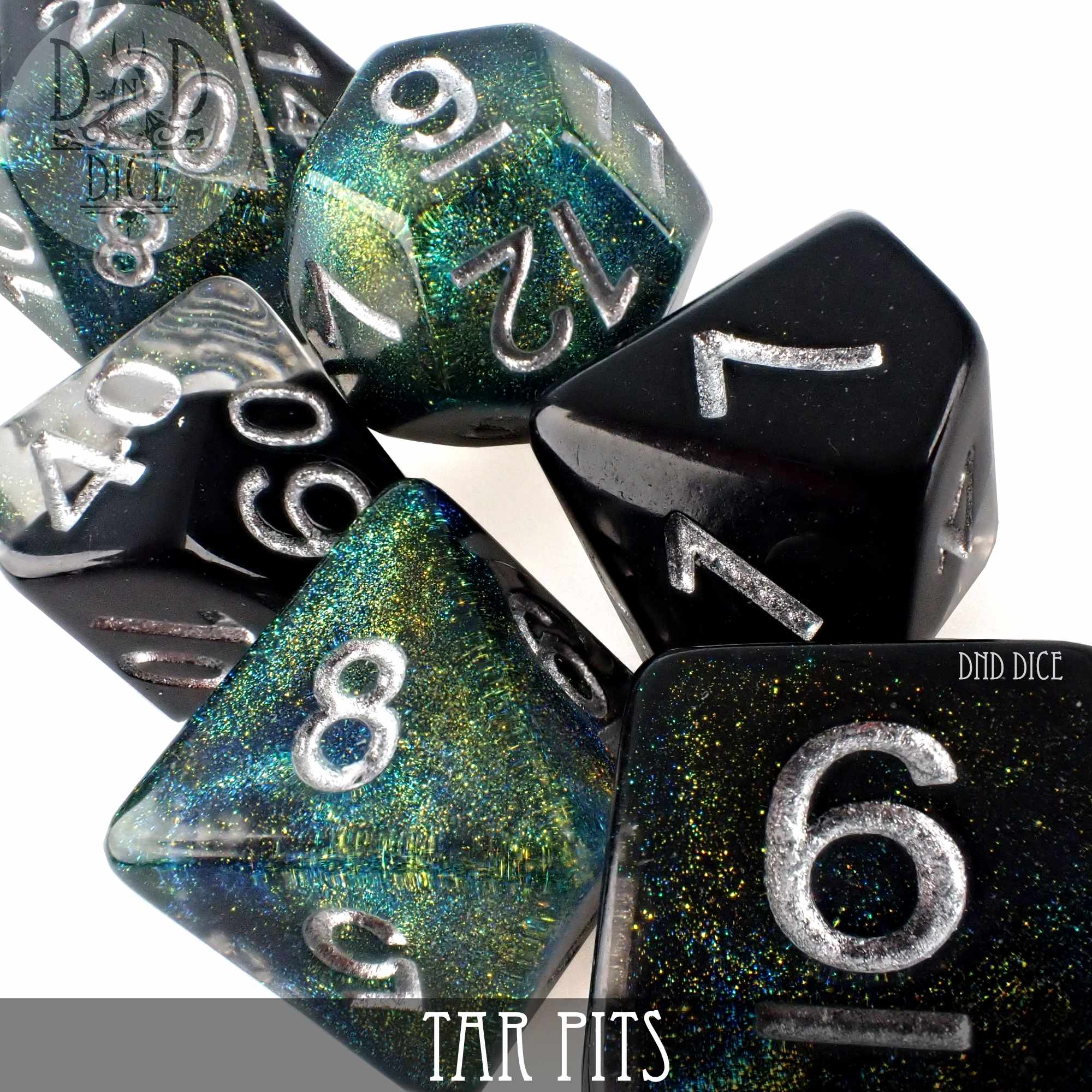 Tar Pits Dice Set by DNDDICE.COM