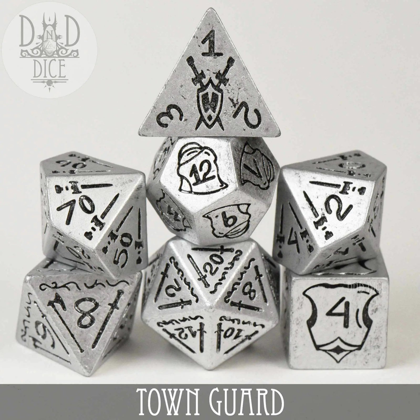 Town Guard Dice Set by DNDDICE.COM