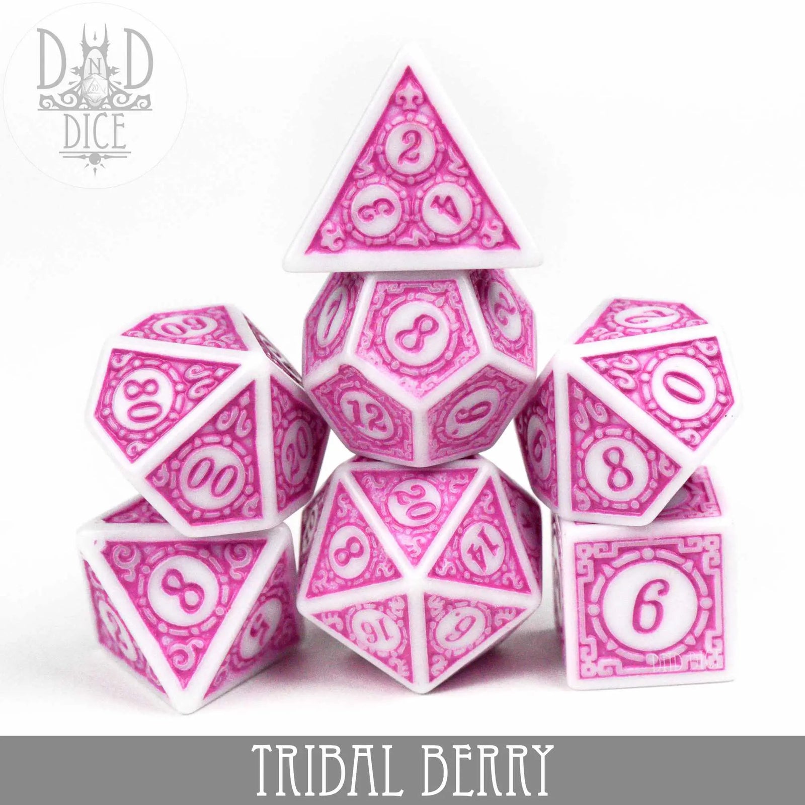 Tribal Berry Dice Set by DNDDICE.COM