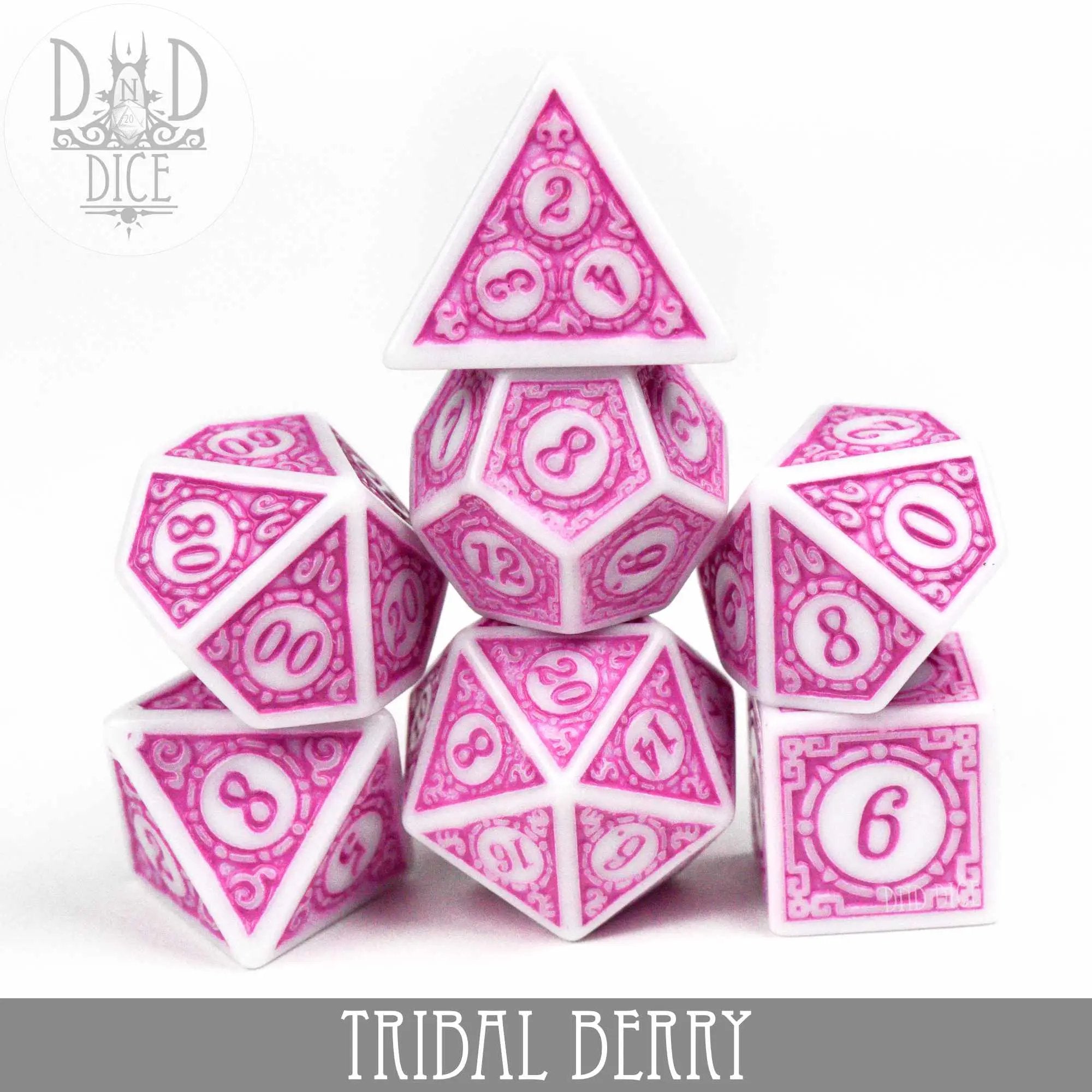 Tribal Berry Dice Set by DNDDICE.COM