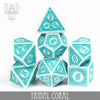 Tribal Coral Dice Set by DNDDICE.COM
