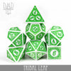 Tribal Leaf Dice Set by DNDDICE.COM