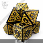 Tribal Sun Dice Set by DNDDICE.COM