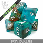Turbine Coolant Glow in the Dark Dice Set by DNDDICE.COM