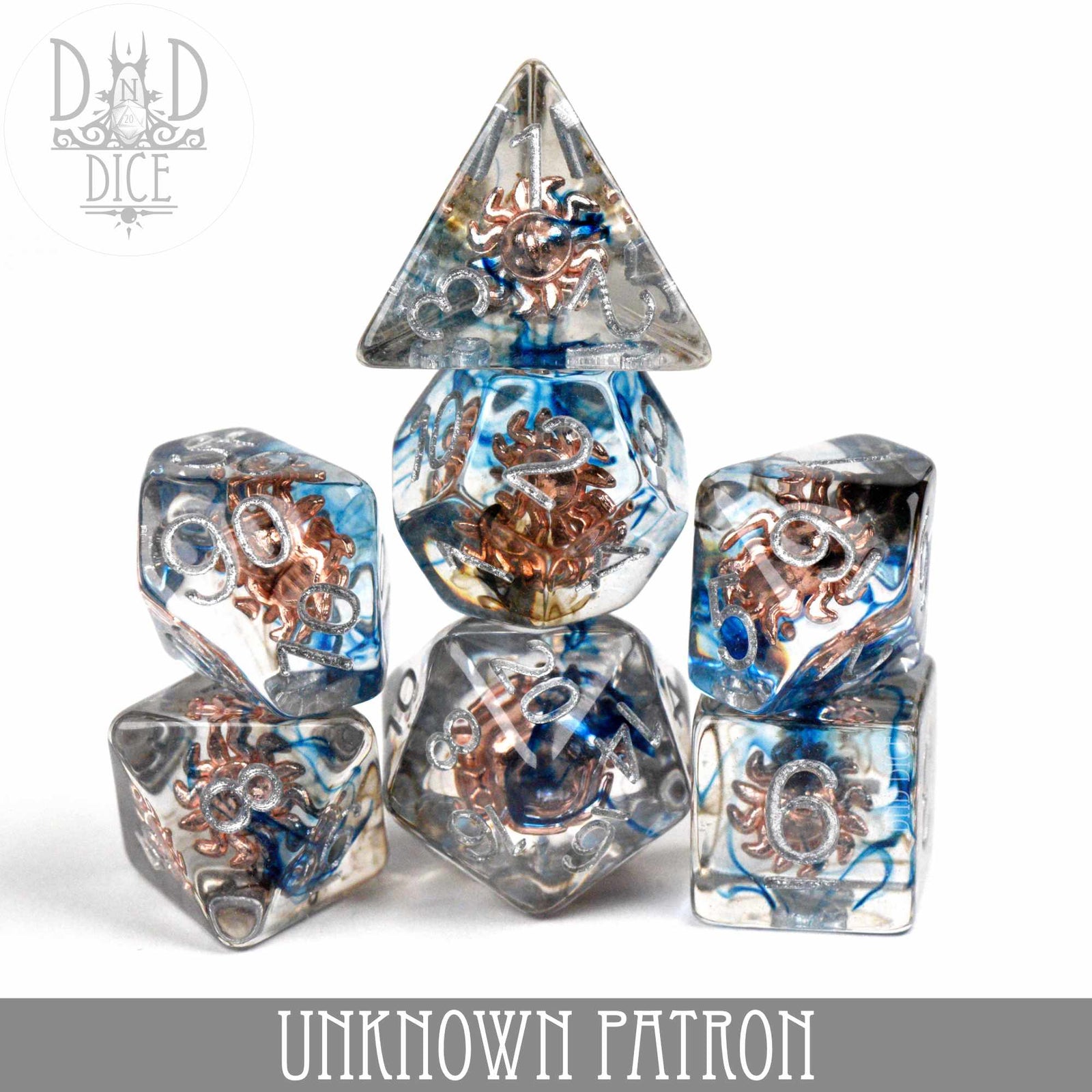 Unknown Patron Dice Set by DNDDICE.COM