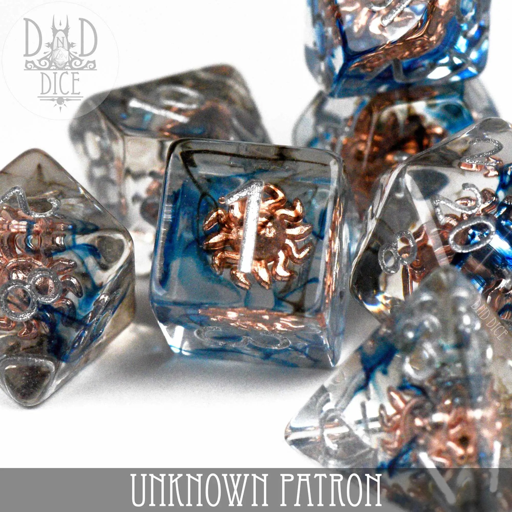 Unknown Patron Dice Set by DNDDICE.COM