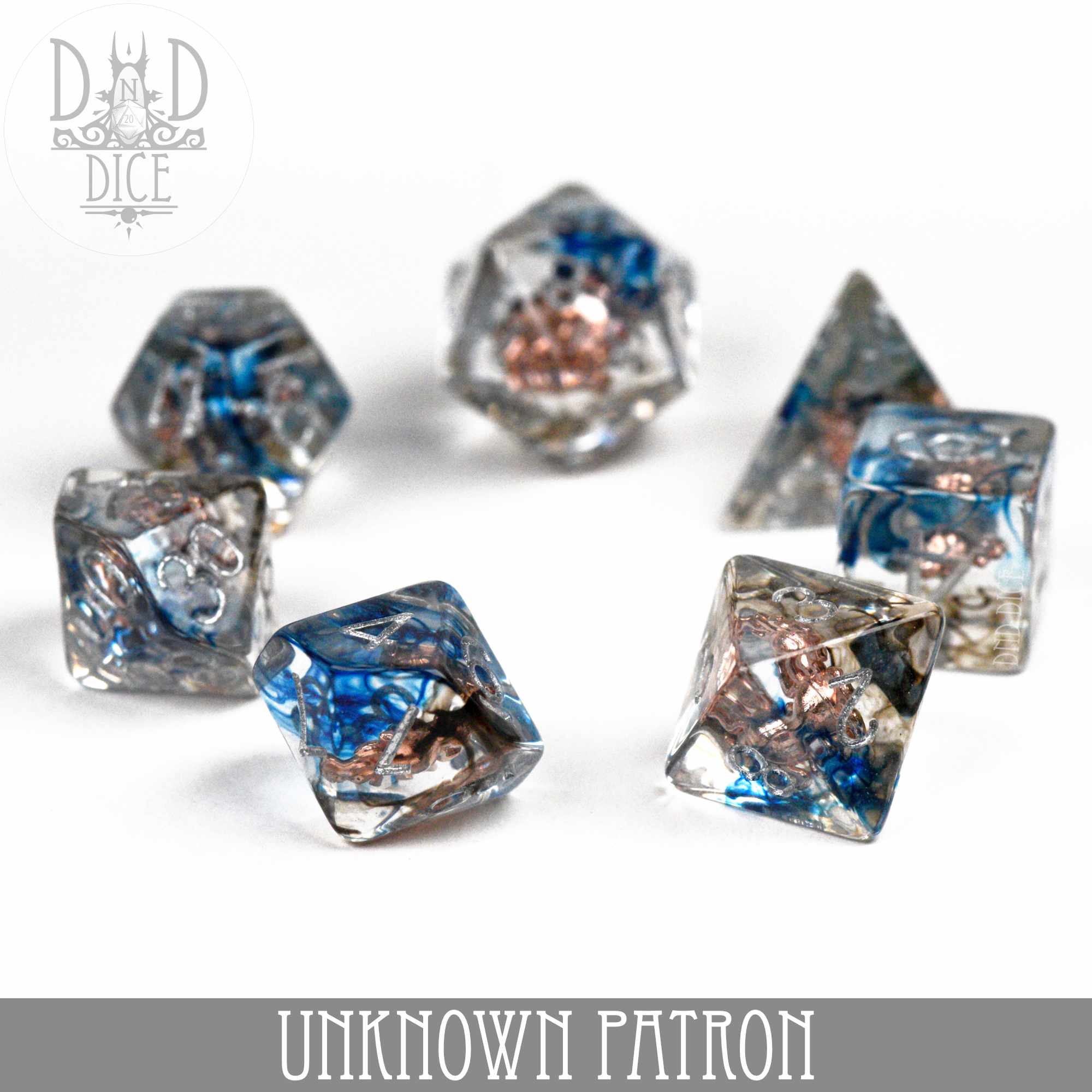 Unknown Patron Dice Set by DNDDICE.COM