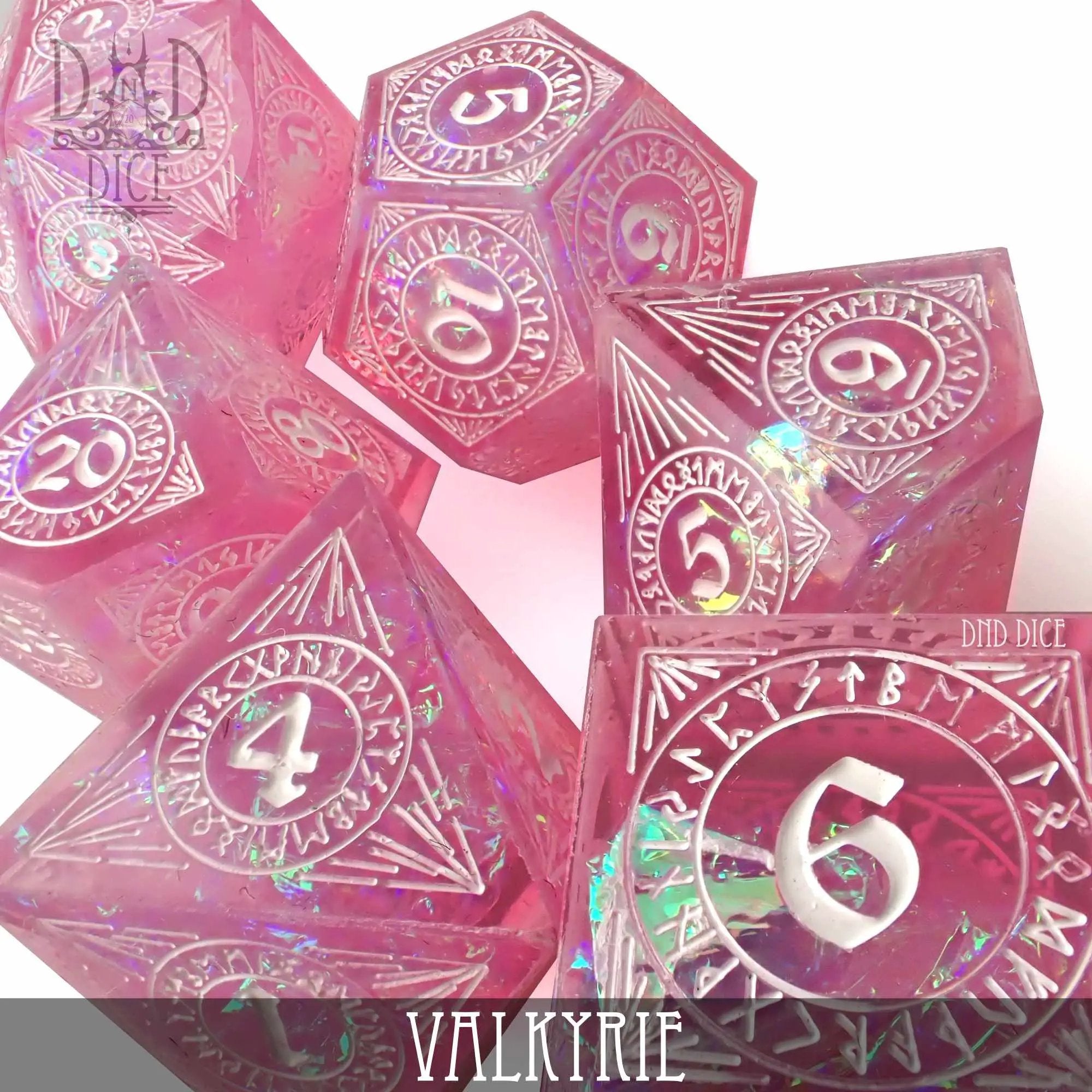 Valkyrie Handmade Dice Set by DNDDICE.COM