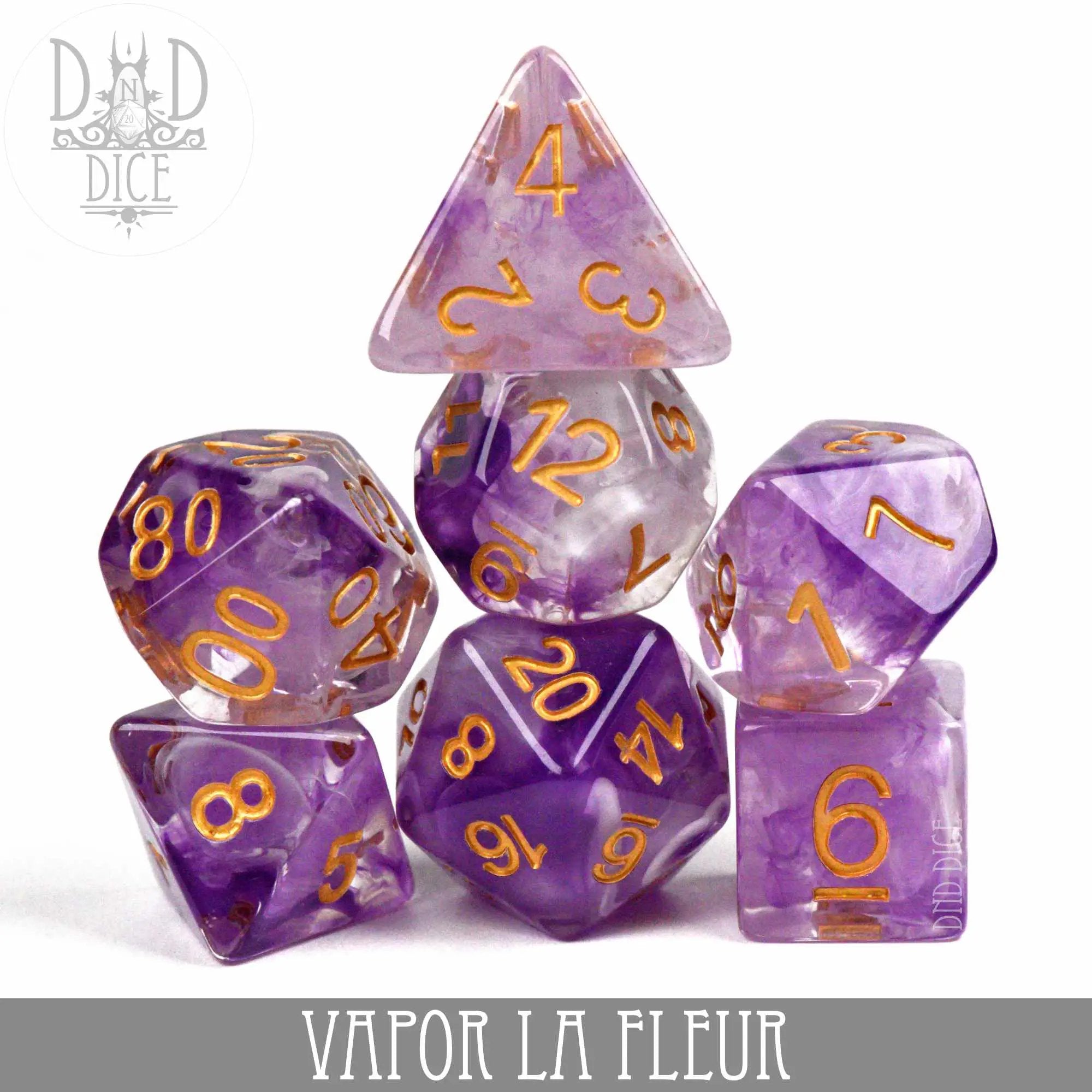 Vapor La Fleur Dice Set by DNDDICE.COM
