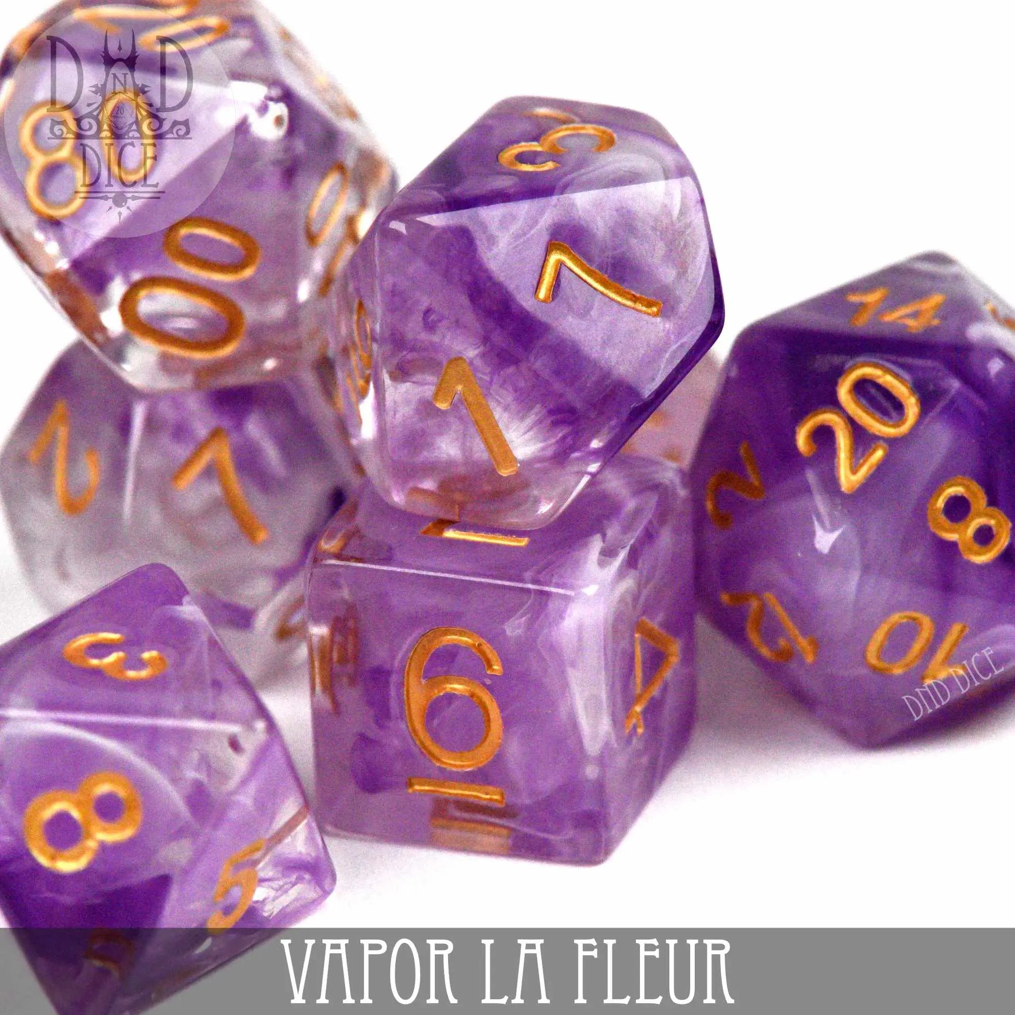 Vapor La Fleur Dice Set by DNDDICE.COM