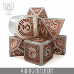Viking Niflheim Dice Set by DNDDICE.COM