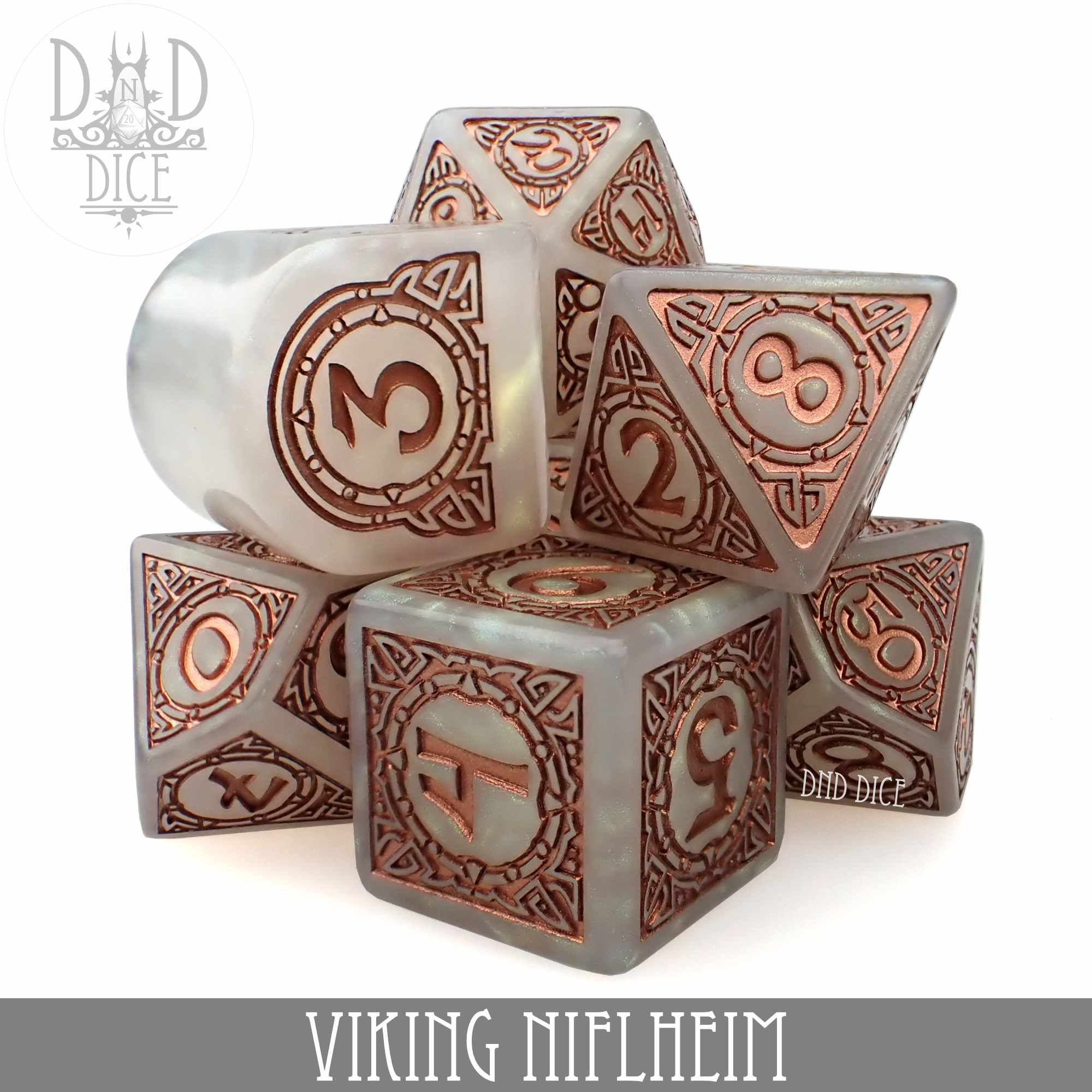 Viking Niflheim Dice Set by DNDDICE.COM