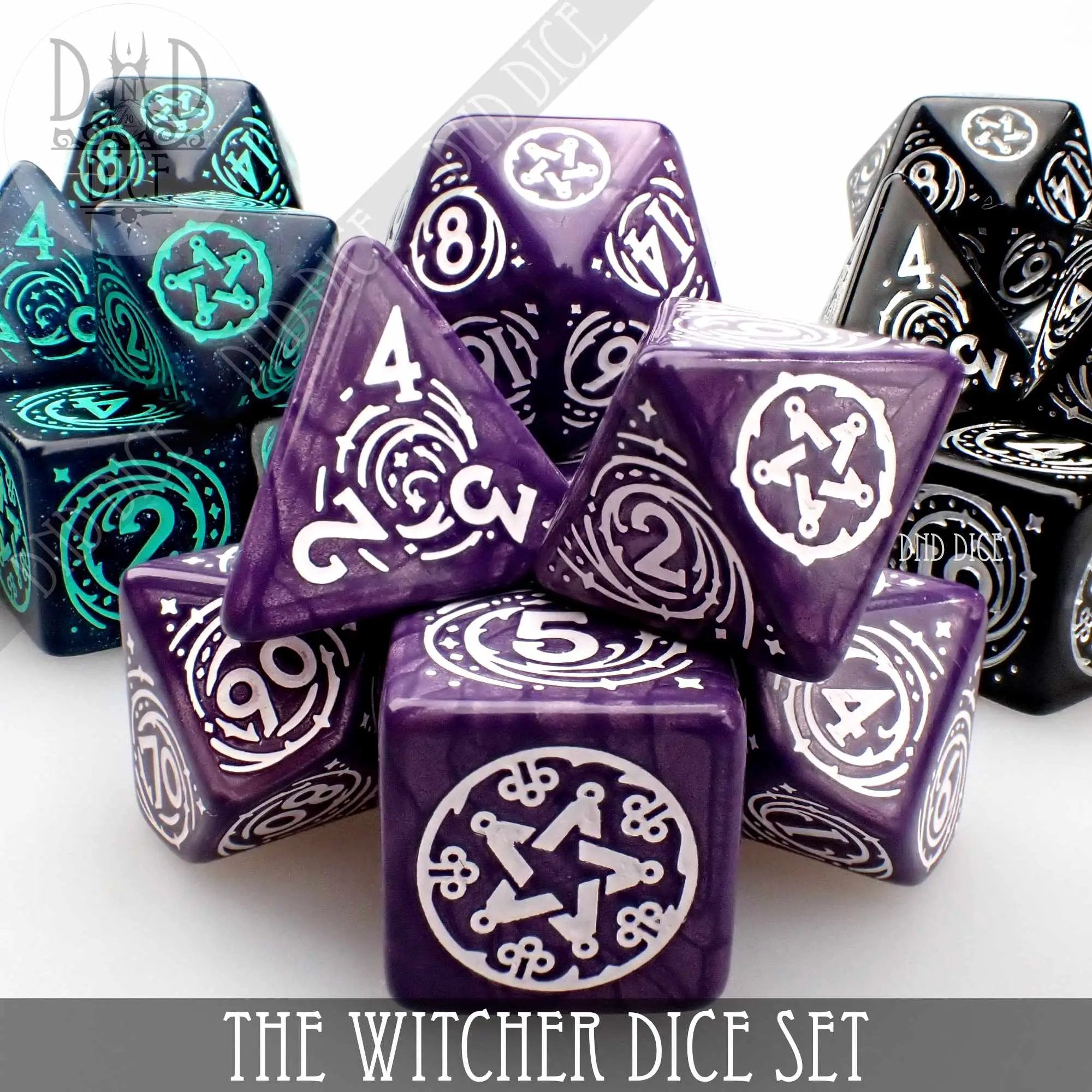 The Witcher Dice Set and Coin - Yennefer by DNDDICE.COM