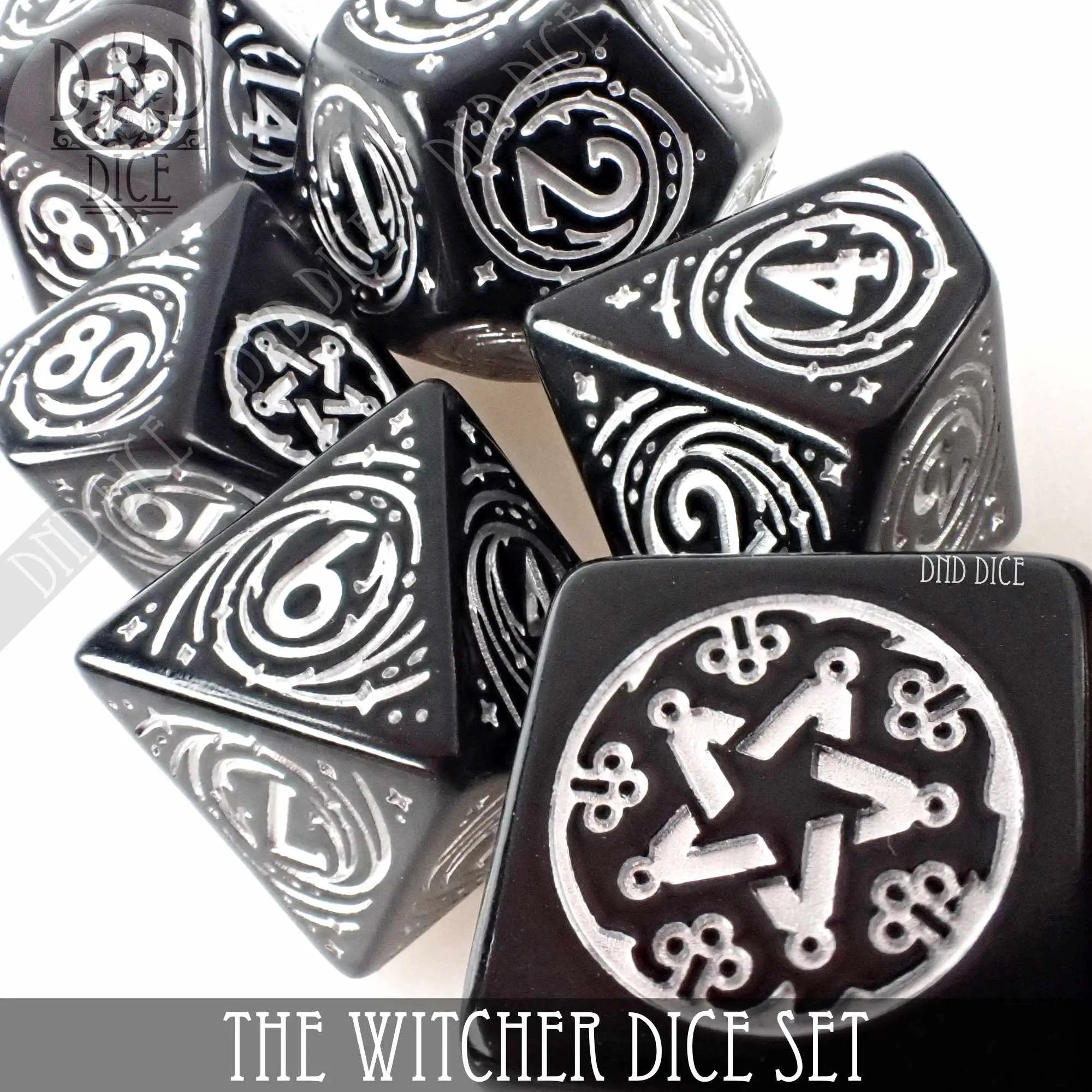 The Witcher Dice Set and Coin - Yennefer by DNDDICE.COM