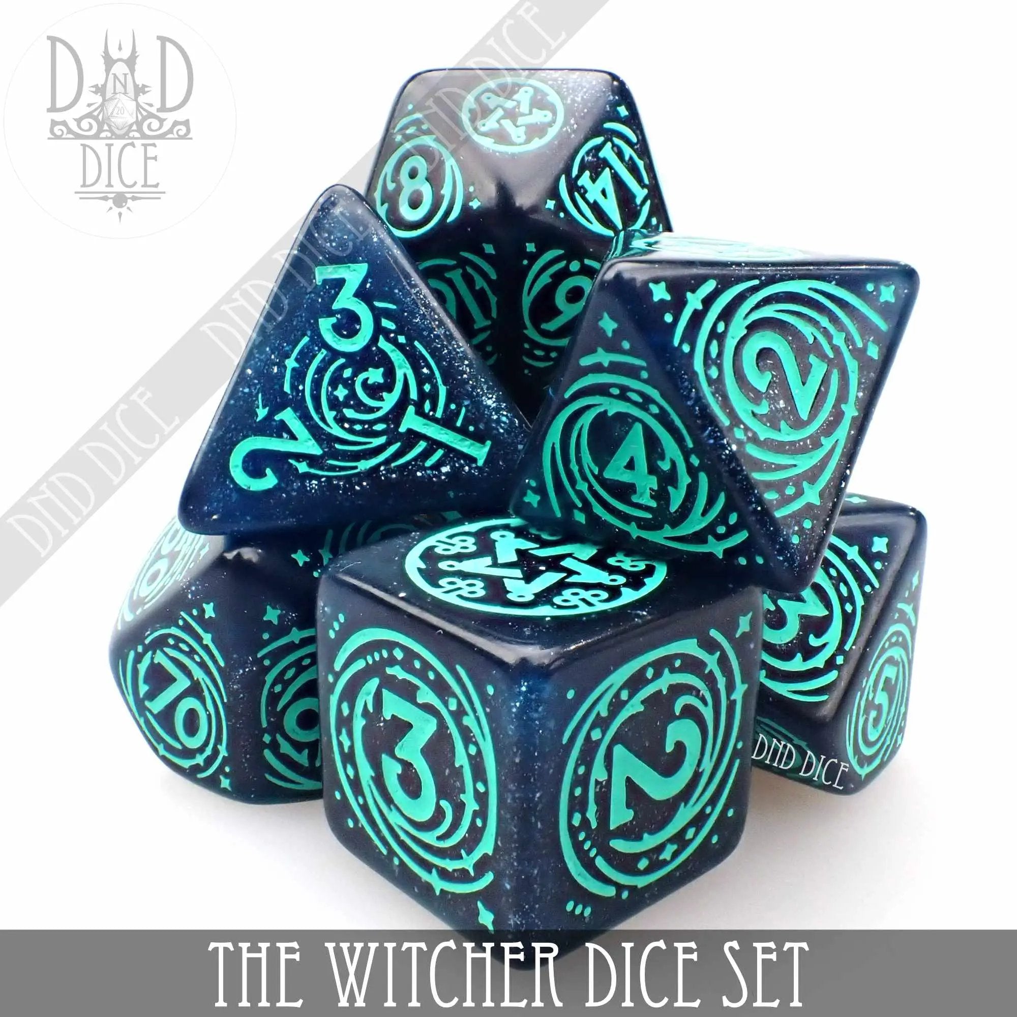 The Witcher Dice Set and Coin - Yennefer by DNDDICE.COM