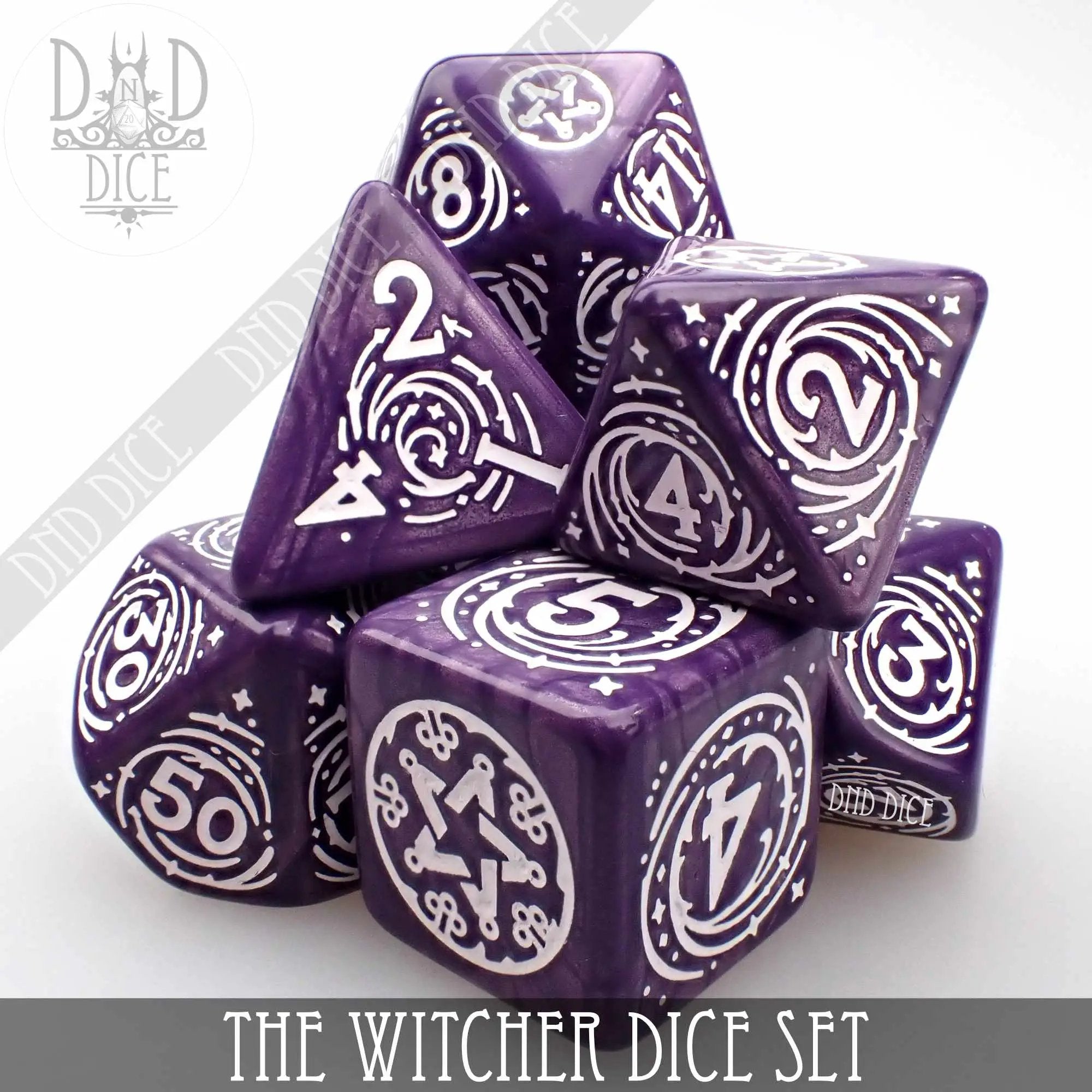 The Witcher Dice Set and Coin - Yennefer by DNDDICE.COM