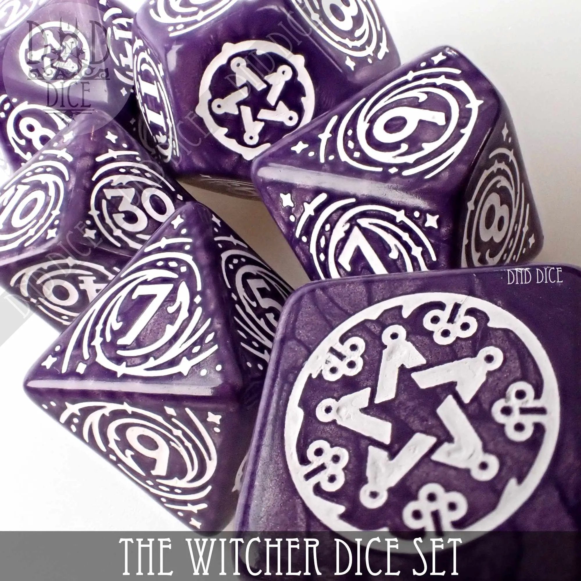 The Witcher Dice Set and Coin - Yennefer by DNDDICE.COM