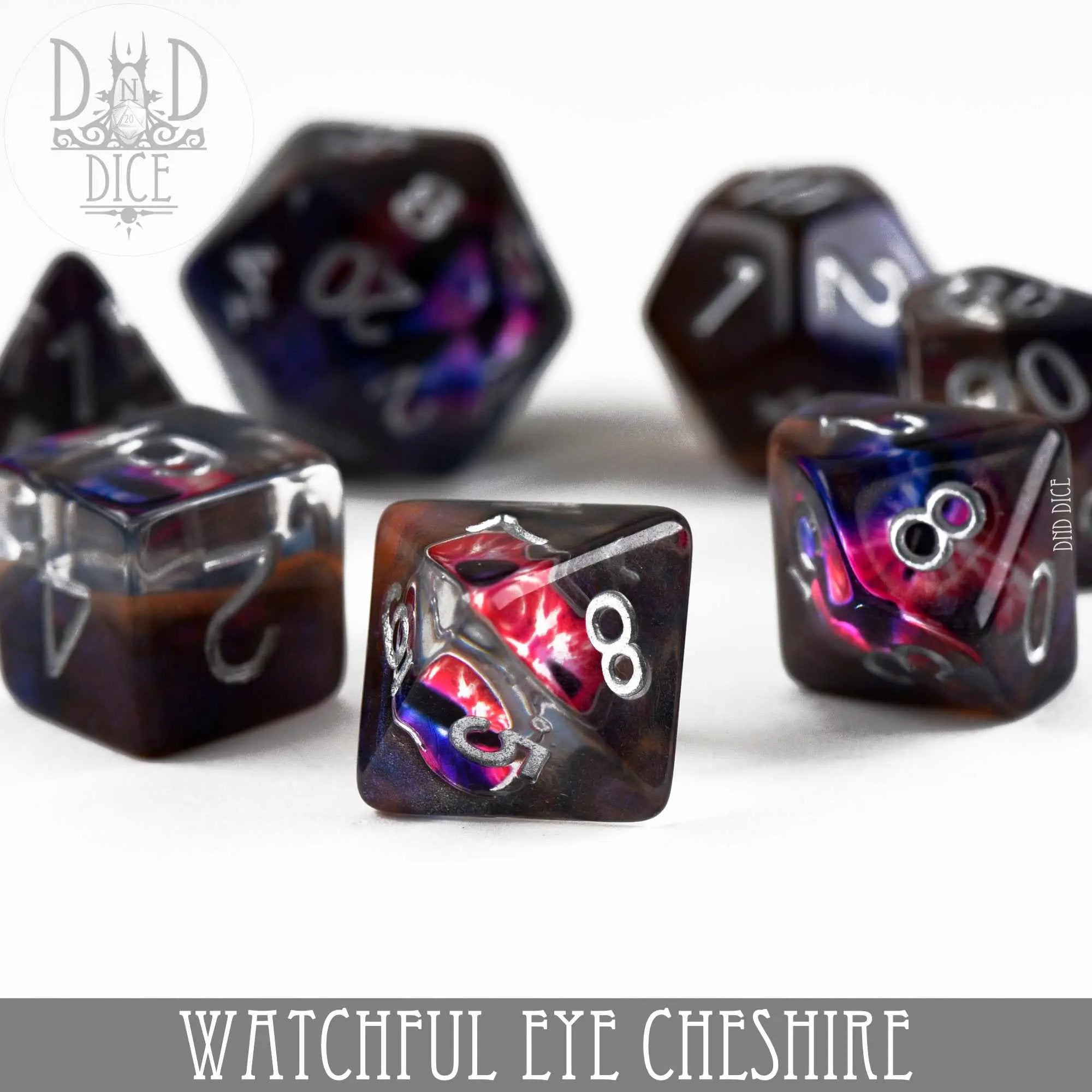 Watchful Eye - Cheshire Dice Set by DNDDICE.COM