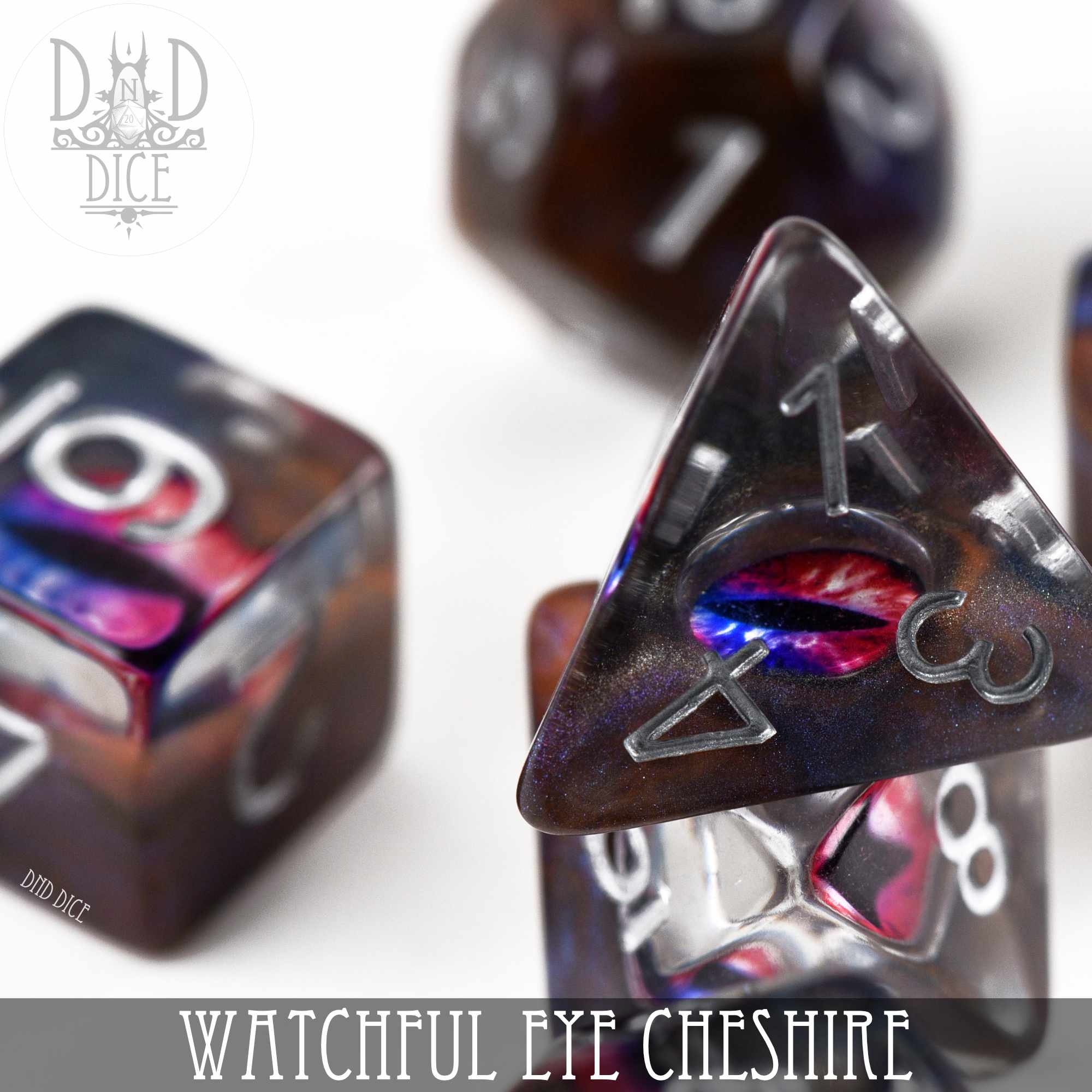 Watchful Eye - Cheshire Dice Set by DNDDICE.COM