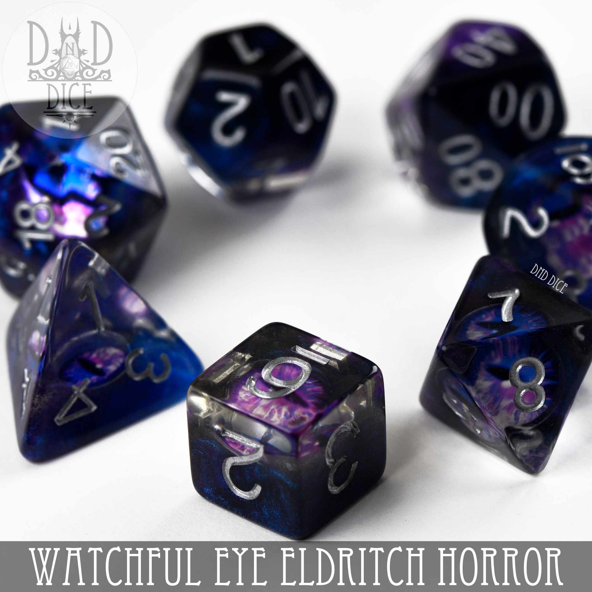 Watchful Eye - Eldritch Horror Dice Set by DNDDICE.COM