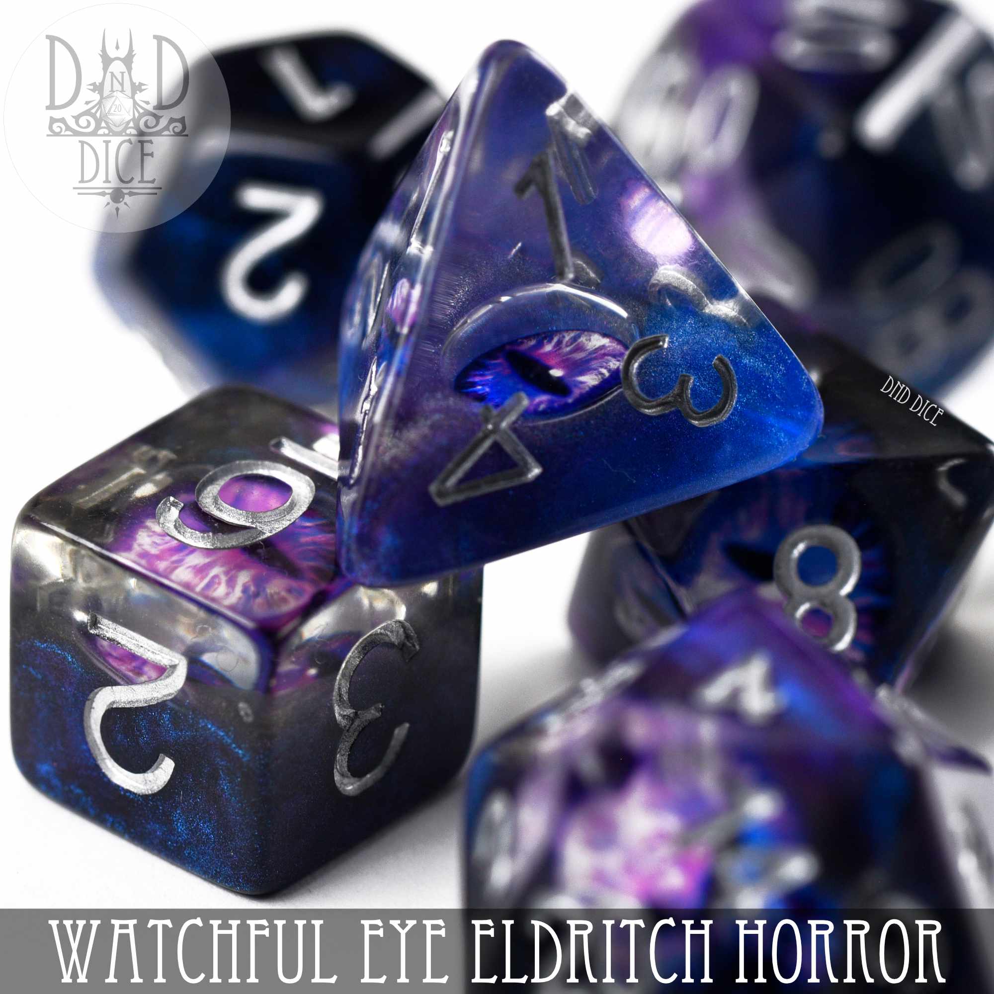 Watchful Eye - Eldritch Horror Dice Set by DNDDICE.COM