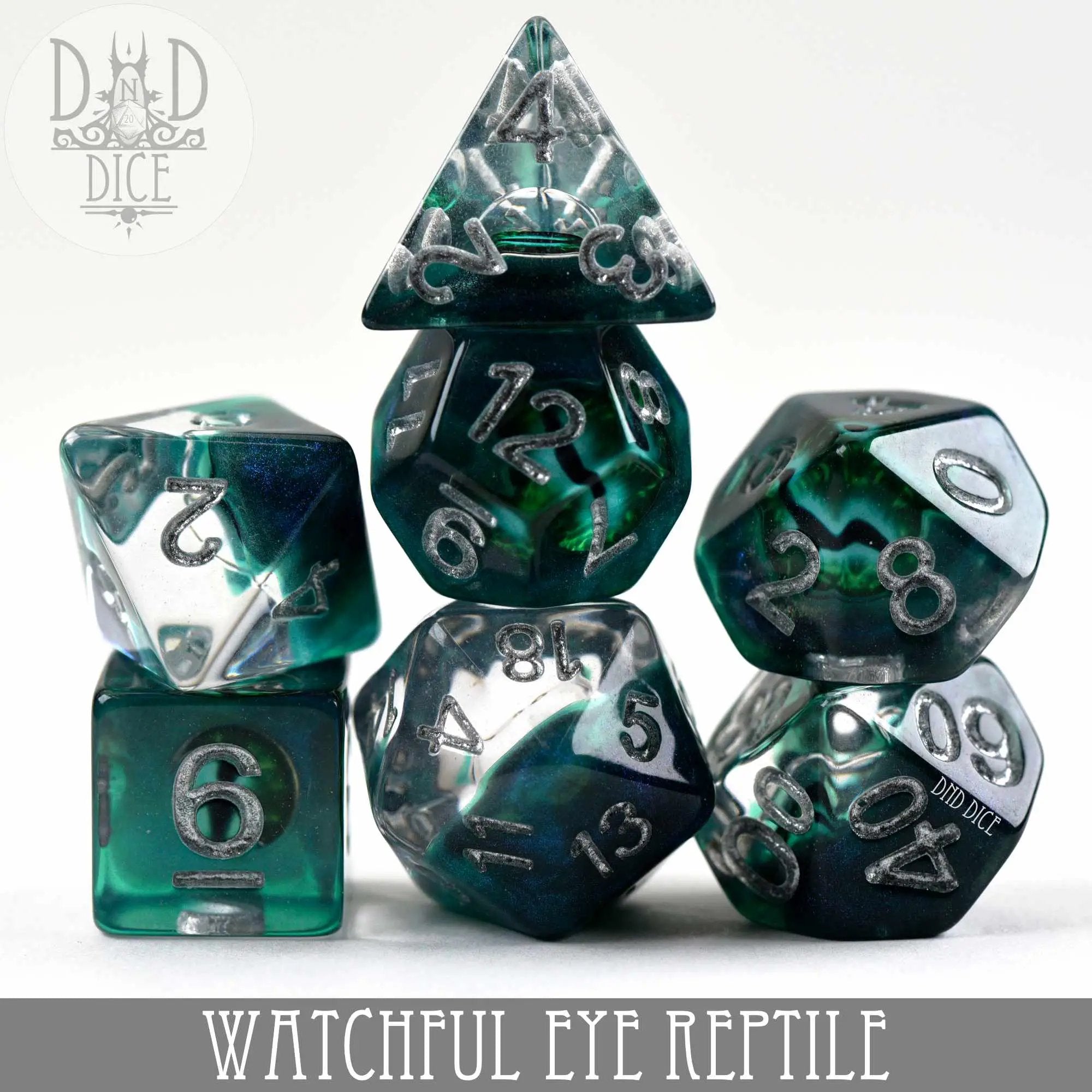 Watchful Eye - Reptile Dice Set by DNDDICE.COM