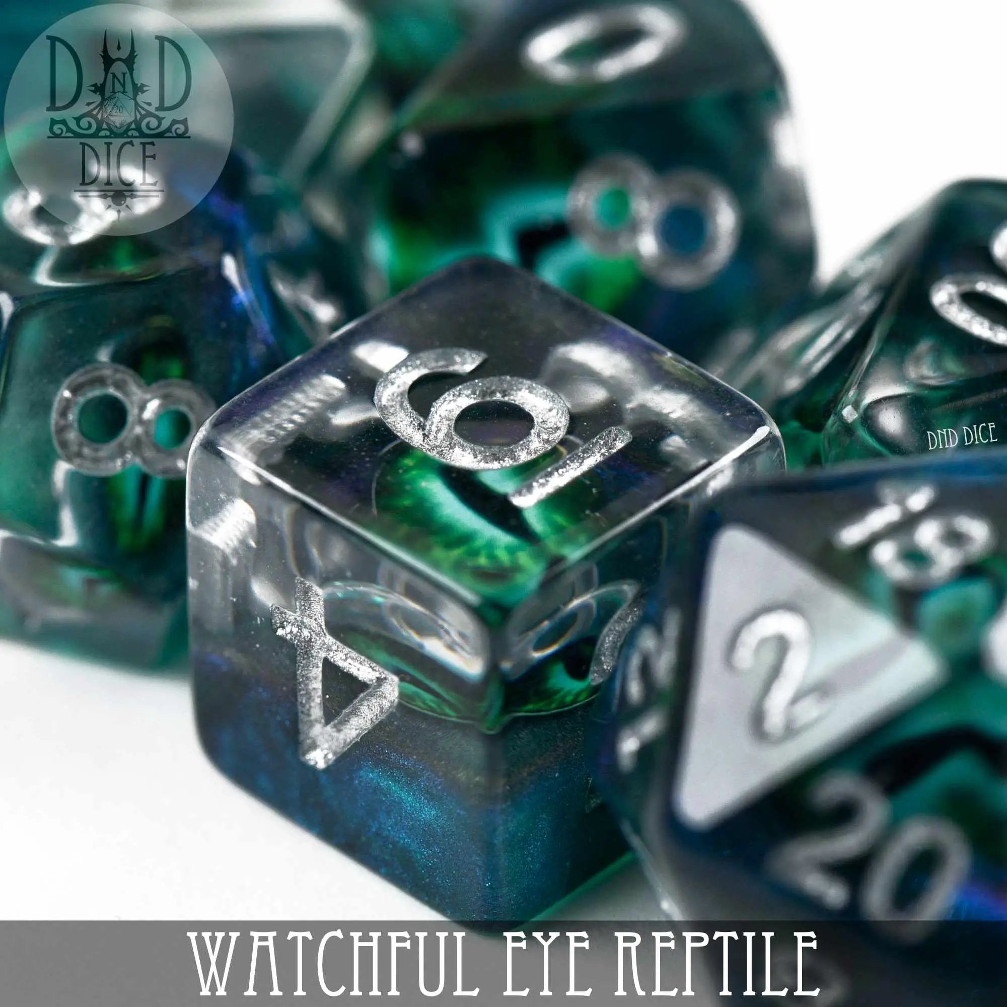 Watchful Eye - Reptile Dice Set by DNDDICE.COM