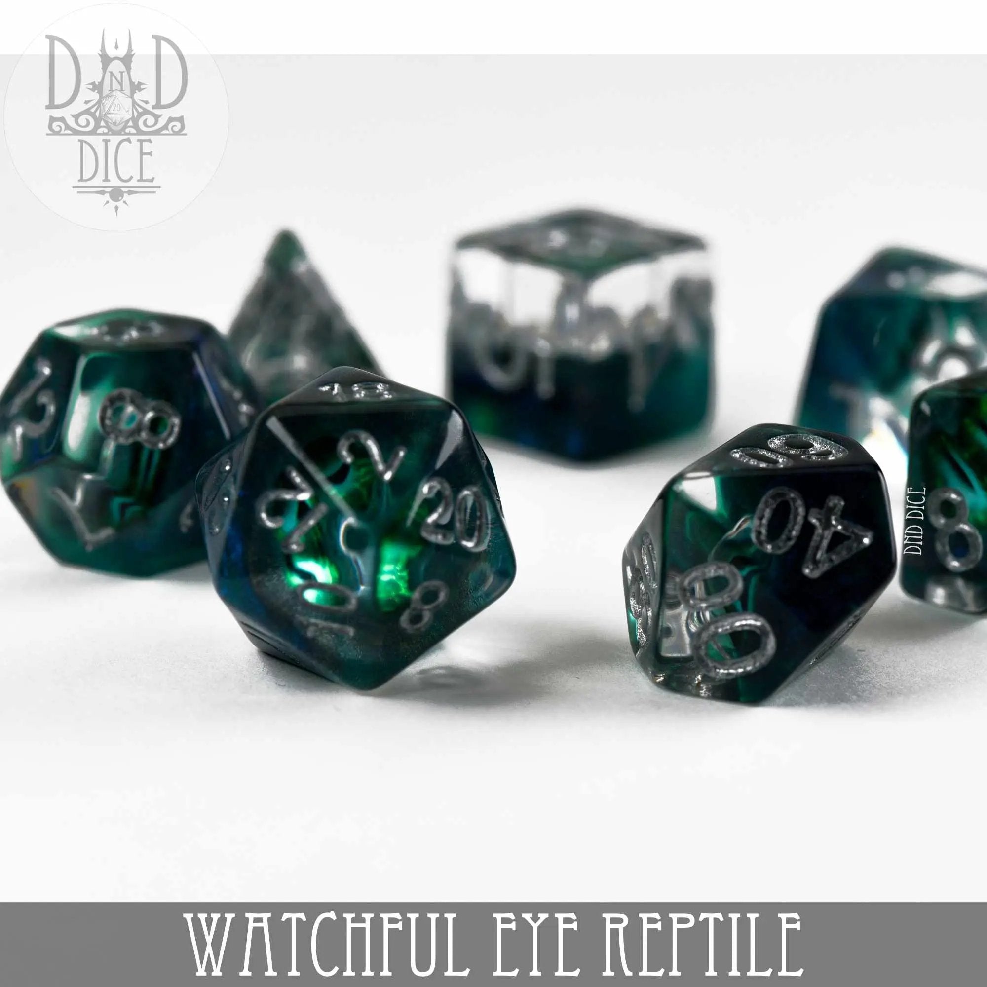 Watchful Eye - Reptile Dice Set by DNDDICE.COM