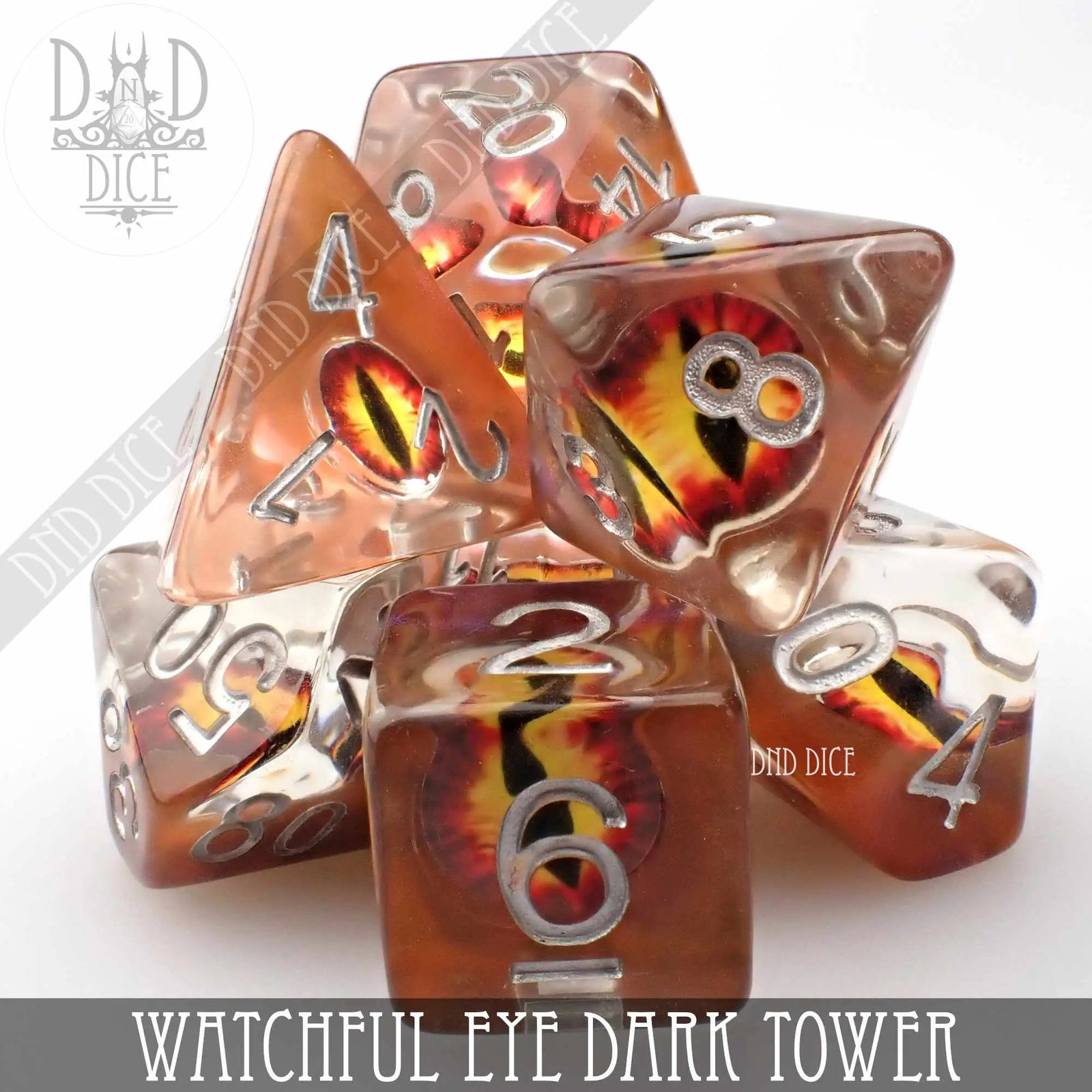 Watchful Eye - Dark Tower Dice Set by DNDDICE.COM
