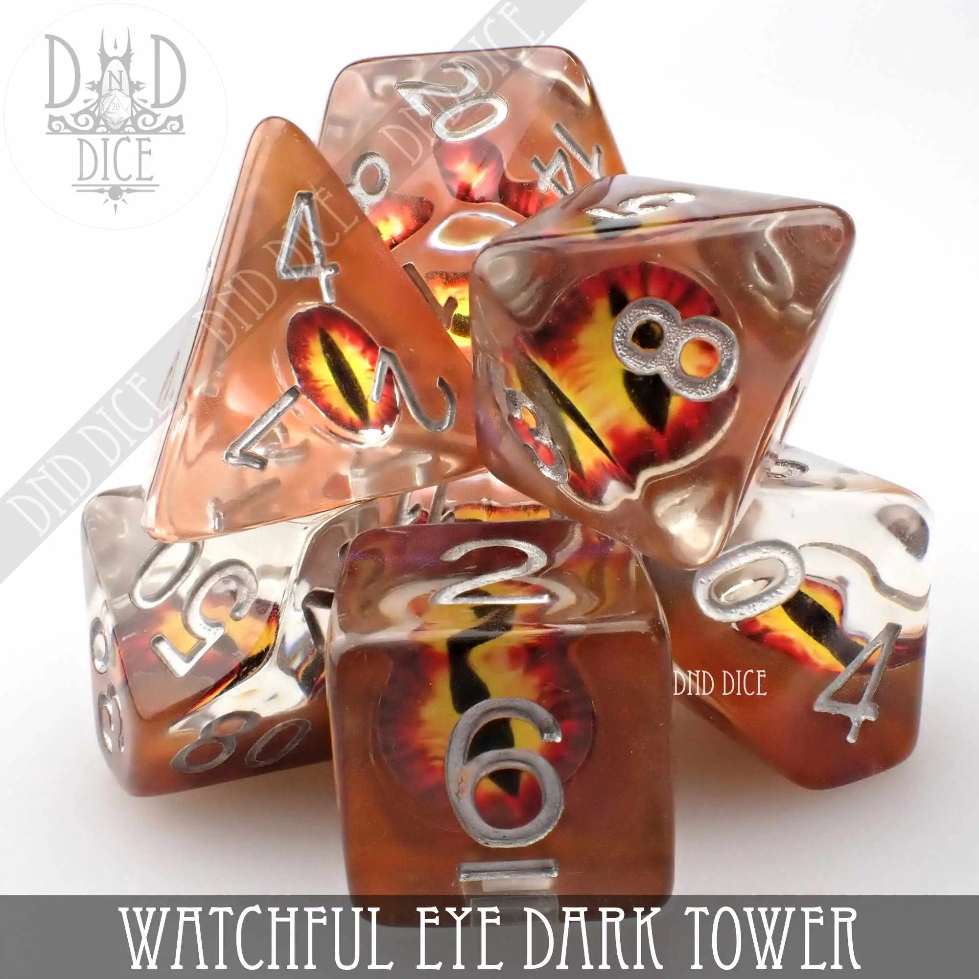Watchful Eye - Dark Tower Dice Set by DNDDICE.COM