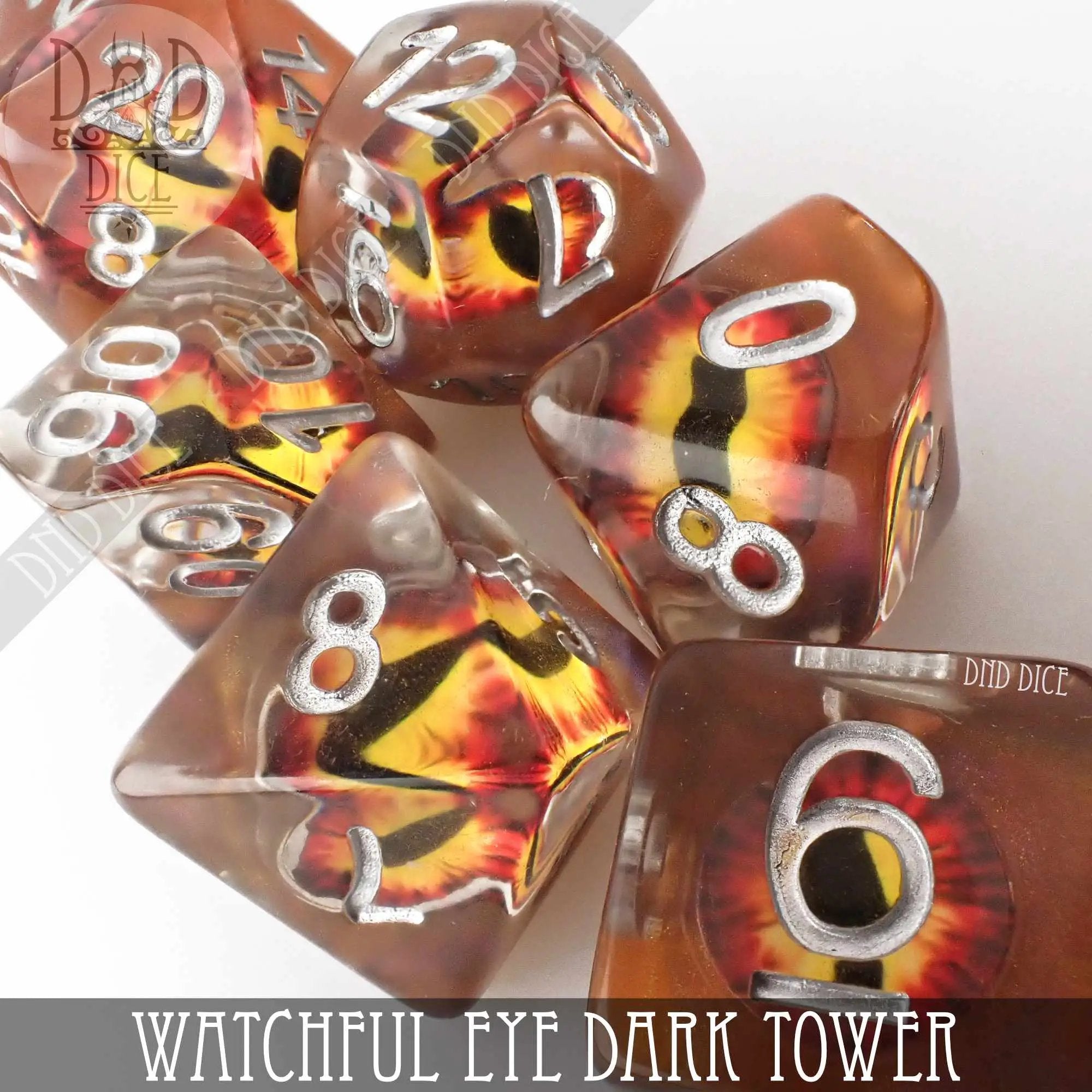 Watchful Eye - Dark Tower Dice Set by DNDDICE.COM