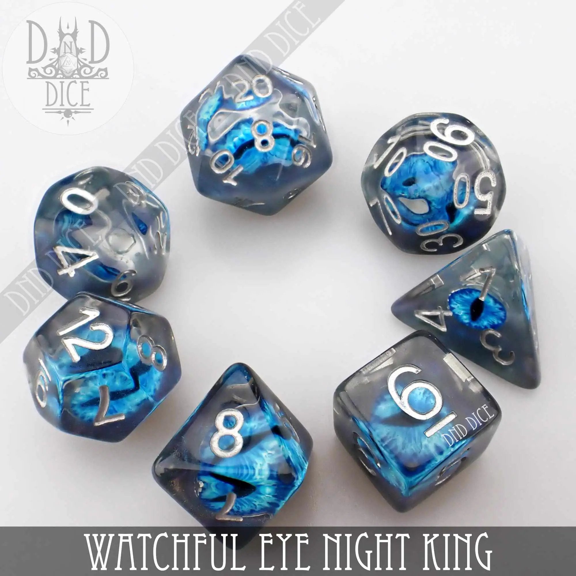 Watchful Eye - Night King Dice Set by DNDDICE.COM