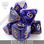 Werewolf's Bane Dice Set by DNDDICE.COM