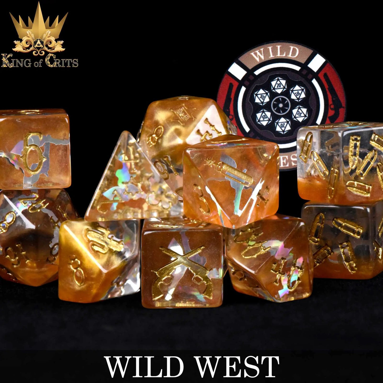 Wild West 11 Dice Set by DNDDICE.COM