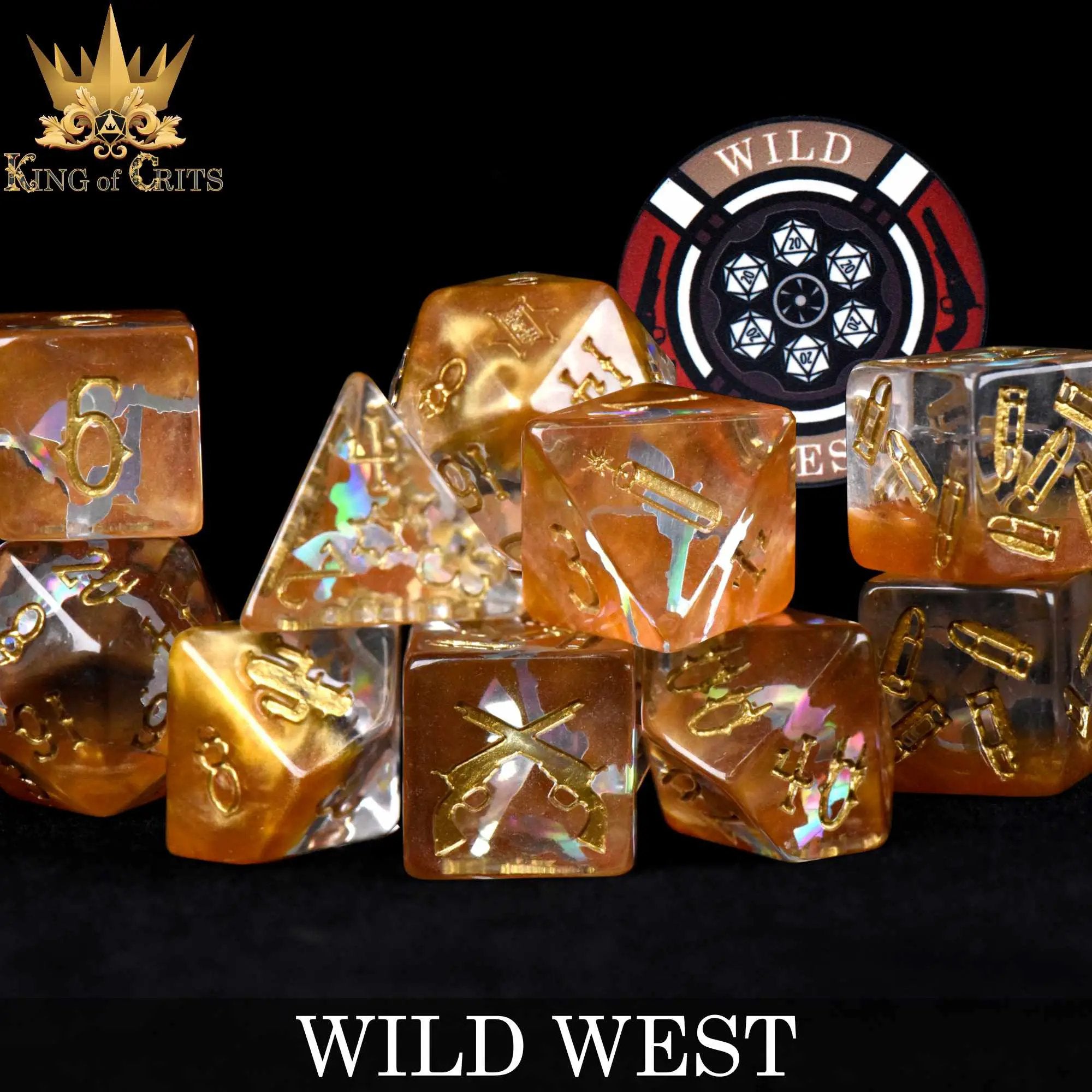 Wild West 11 Dice Set by DNDDICE.COM