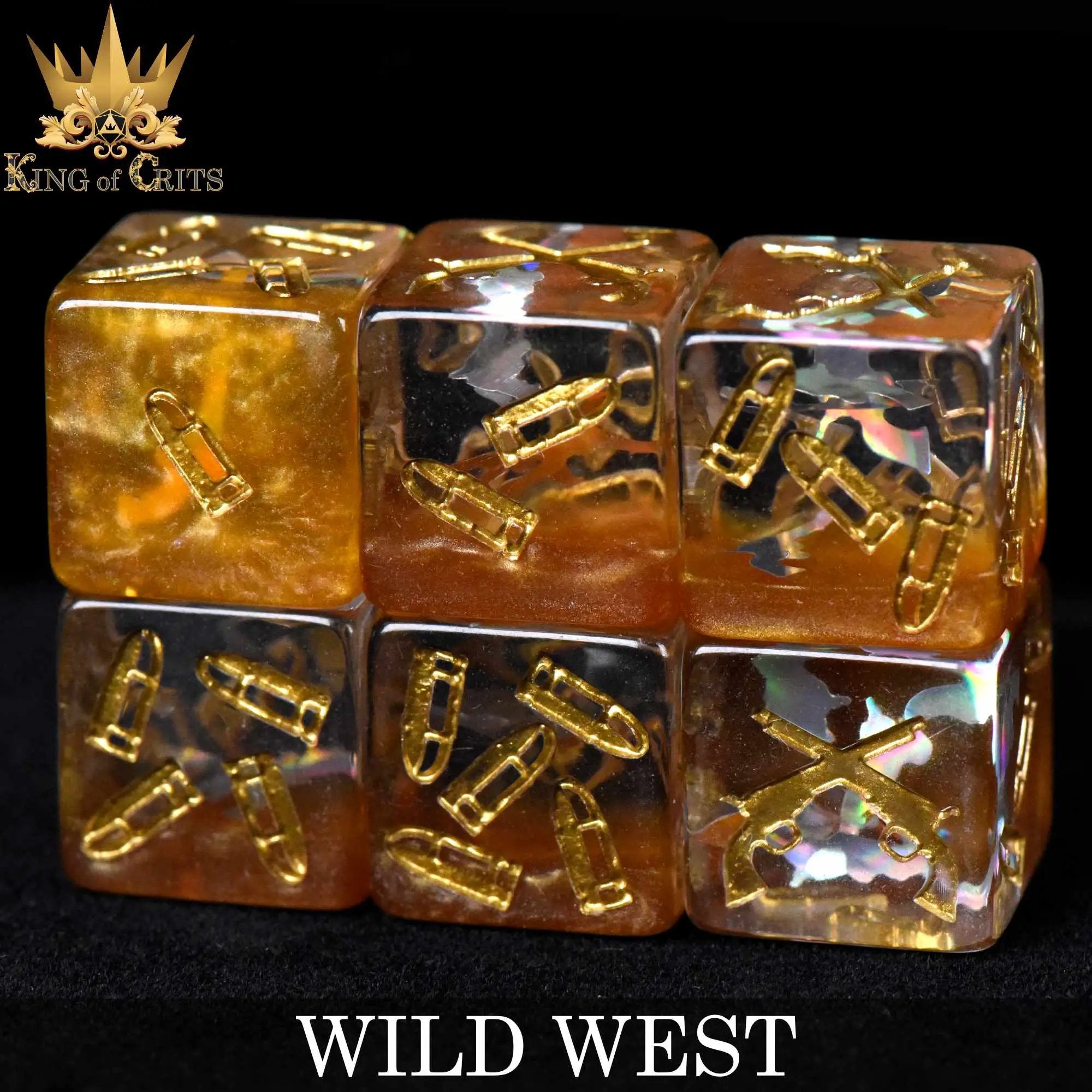 Wild West 11 Dice Set by DNDDICE.COM