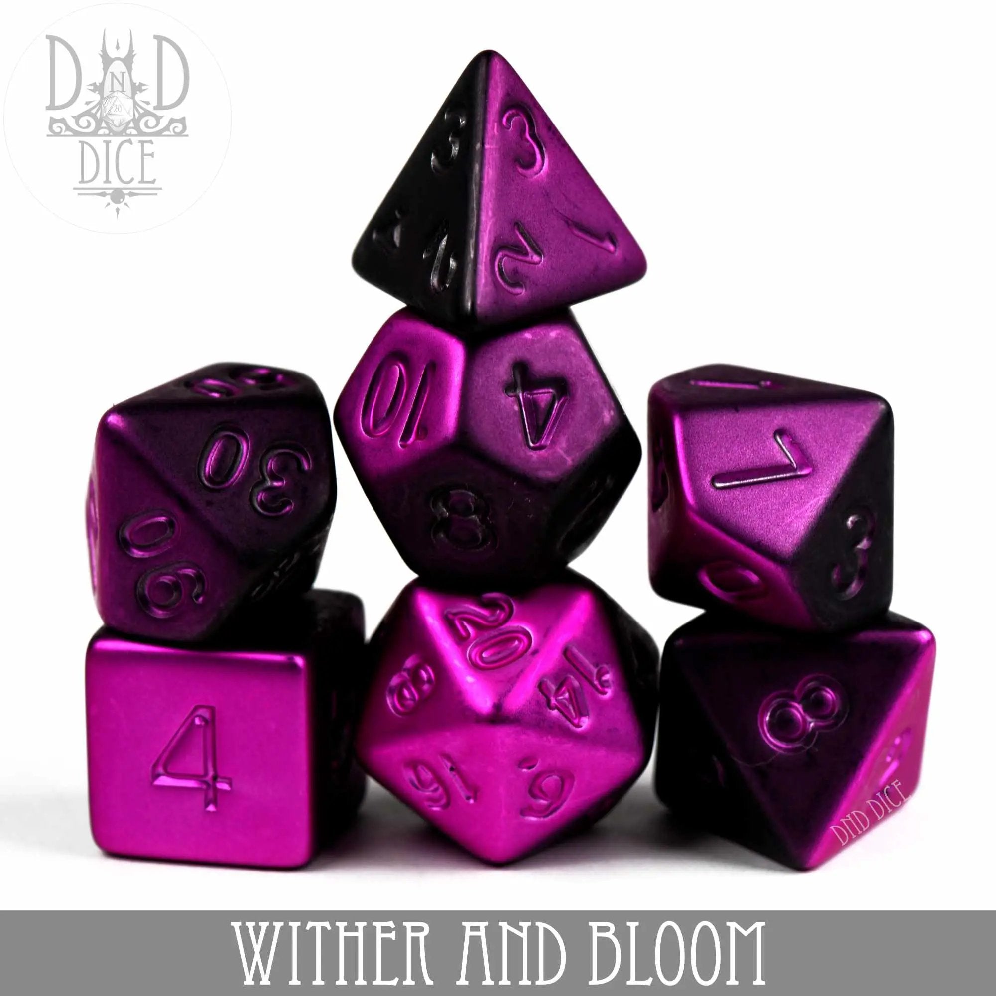 Wither and Bloom Dice Set by DNDDICE.COM