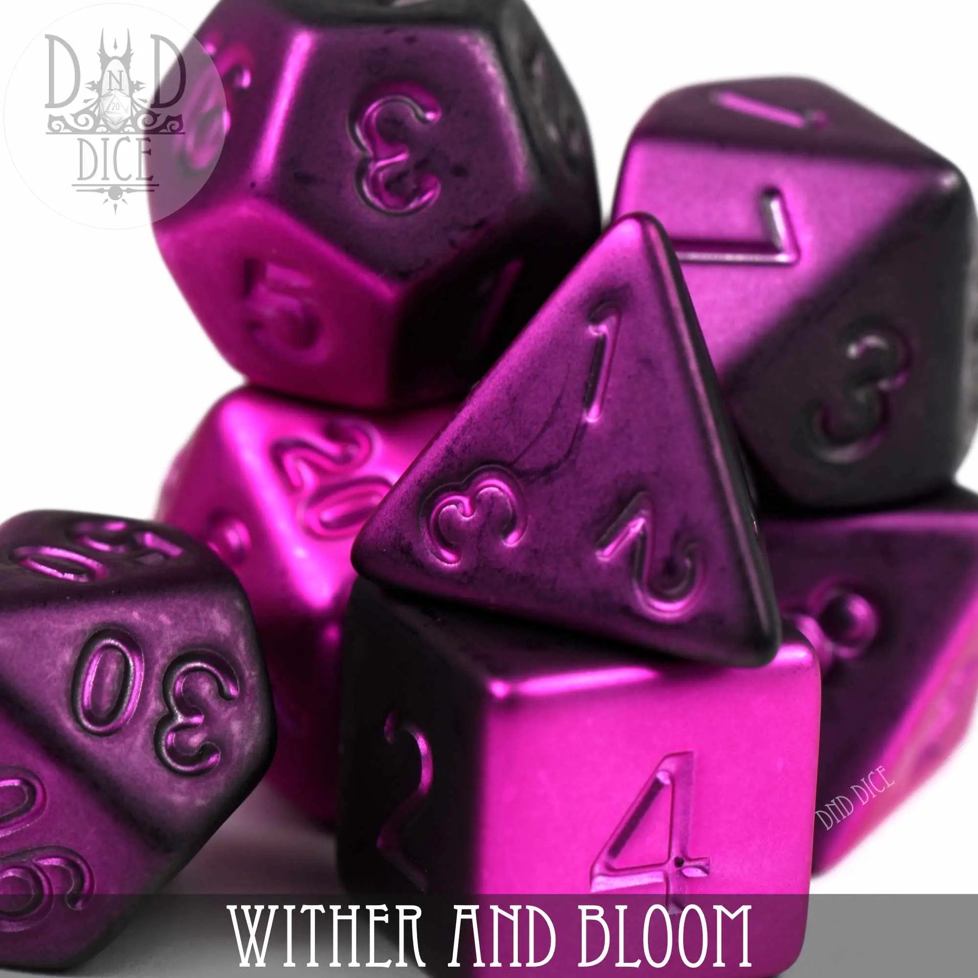 Wither and Bloom Dice Set by DNDDICE.COM