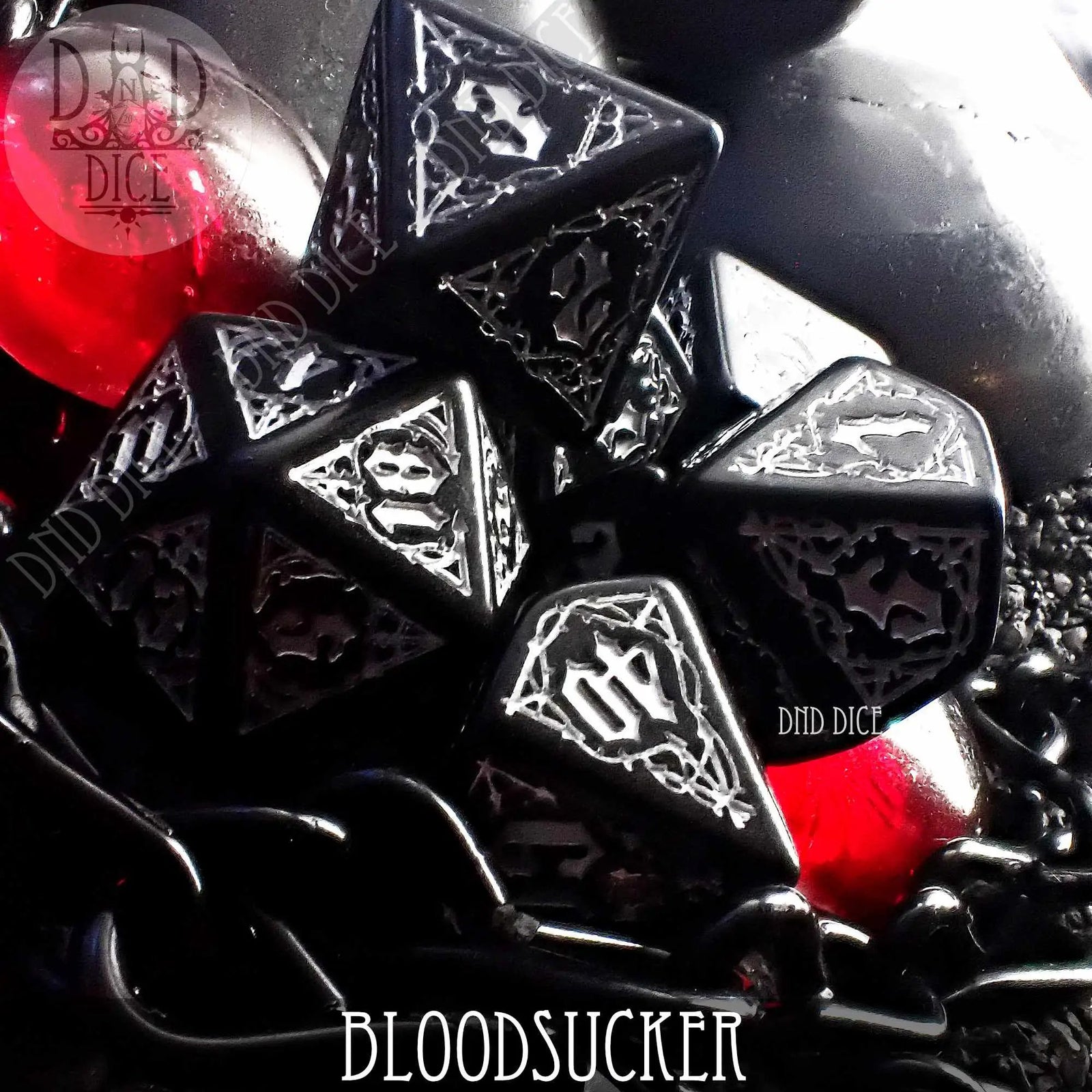 Bloodsucker Nocturnal Dice Set by DNDDICE.COM