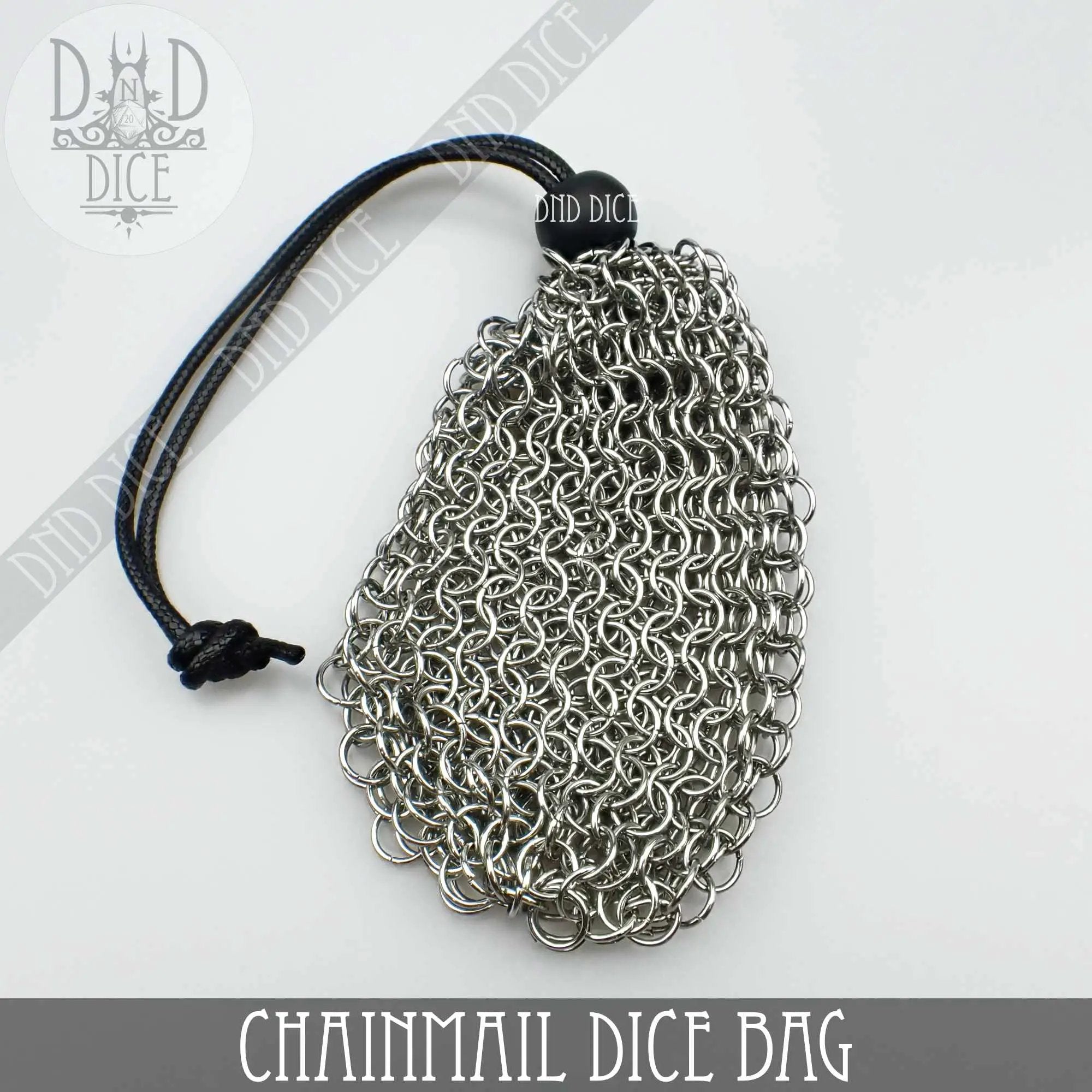 Chainmail Dice Bag by DNDDICE.COM