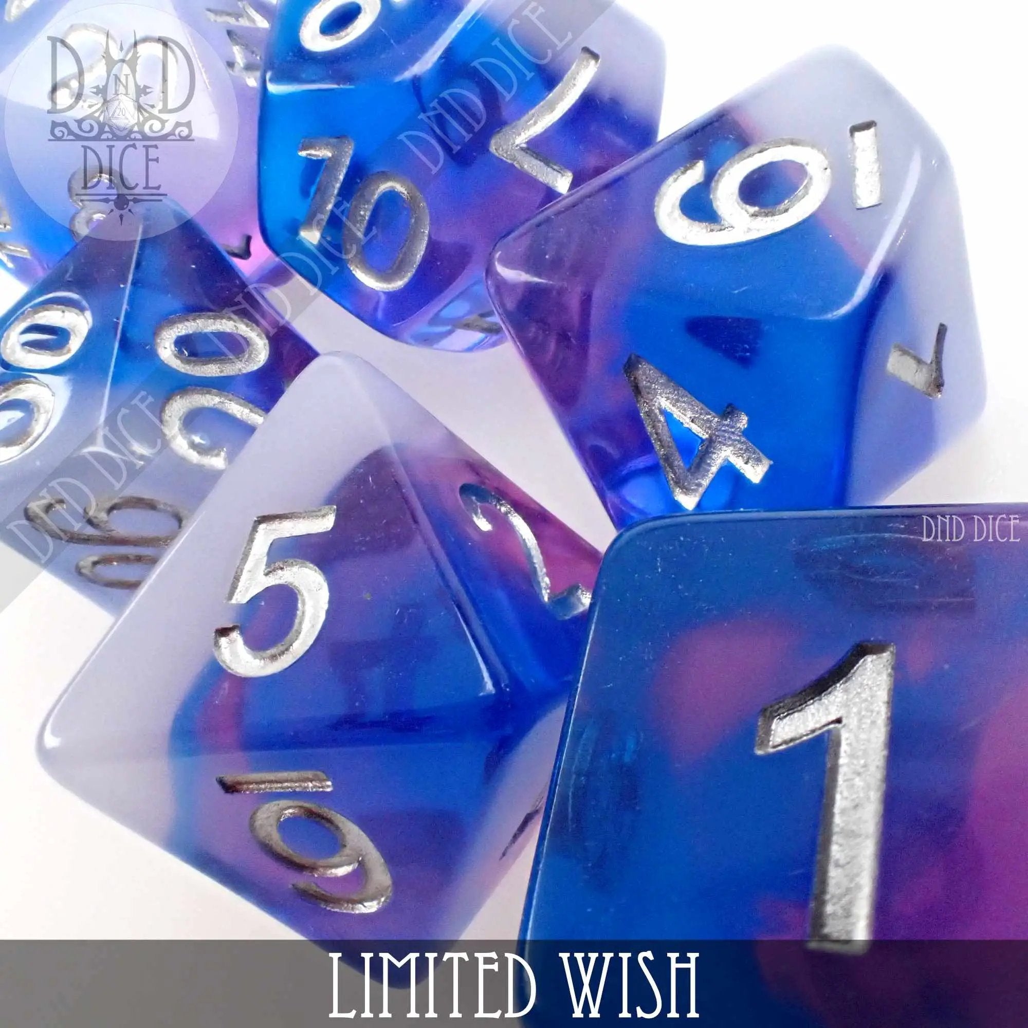 Limited Wish Dice Set by DNDDICE.COM