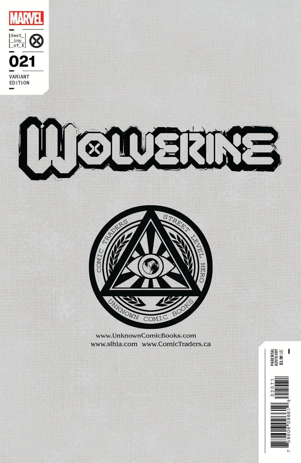 Wolverine 21 Unknown Comics Felipe Massafera Exclusive Var (05/18/2022) by Unknown Comic Books
